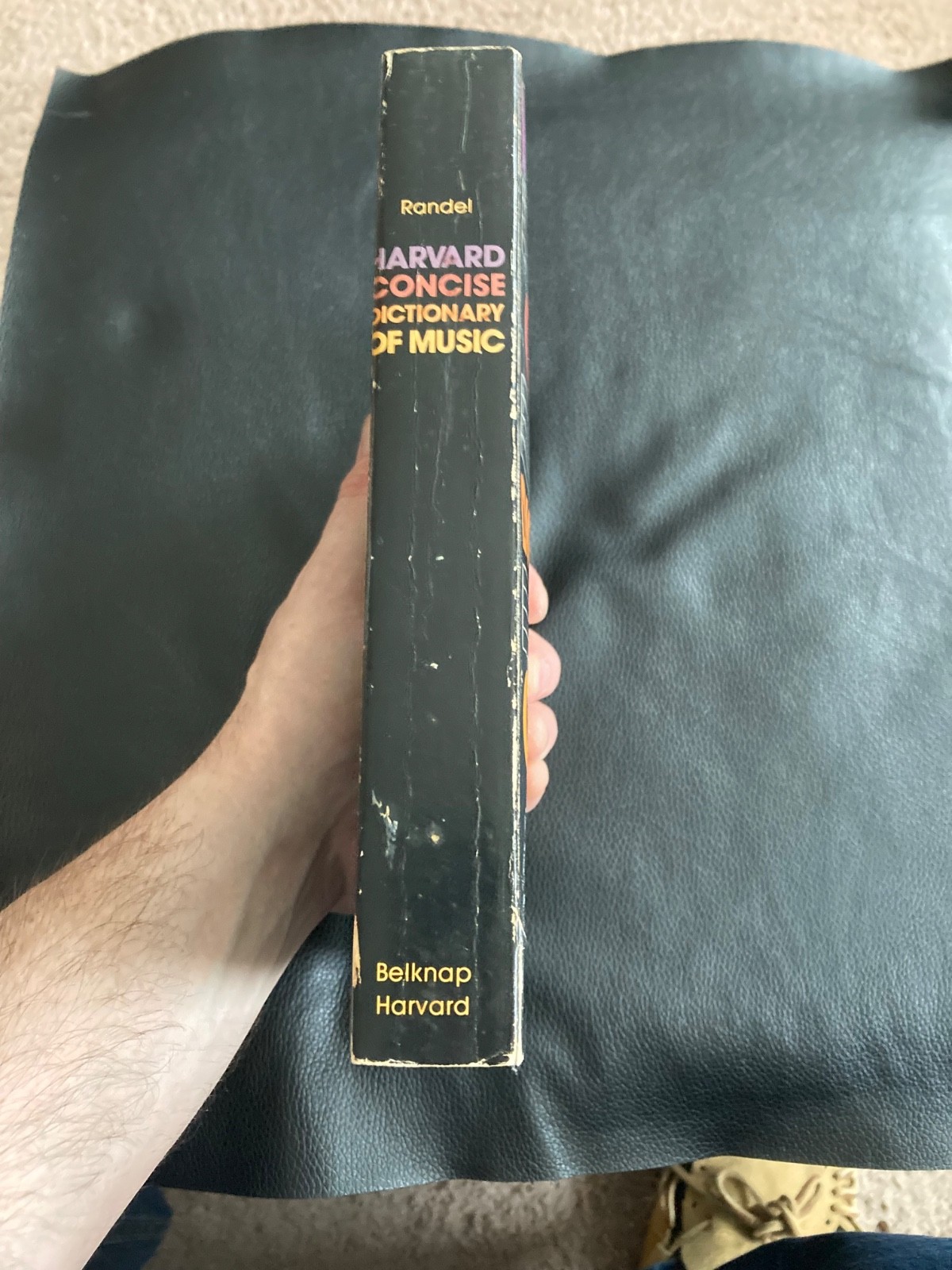 Harvard Concise Dictionary Of Music By Don Michael Randel 1978 1st Ed Paperback