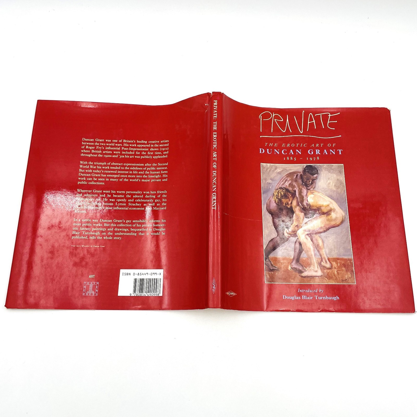 Private The Erotic Art of Duncan Grant 1885-1978 HC Book 1st Ed 1989 GMP LGBT