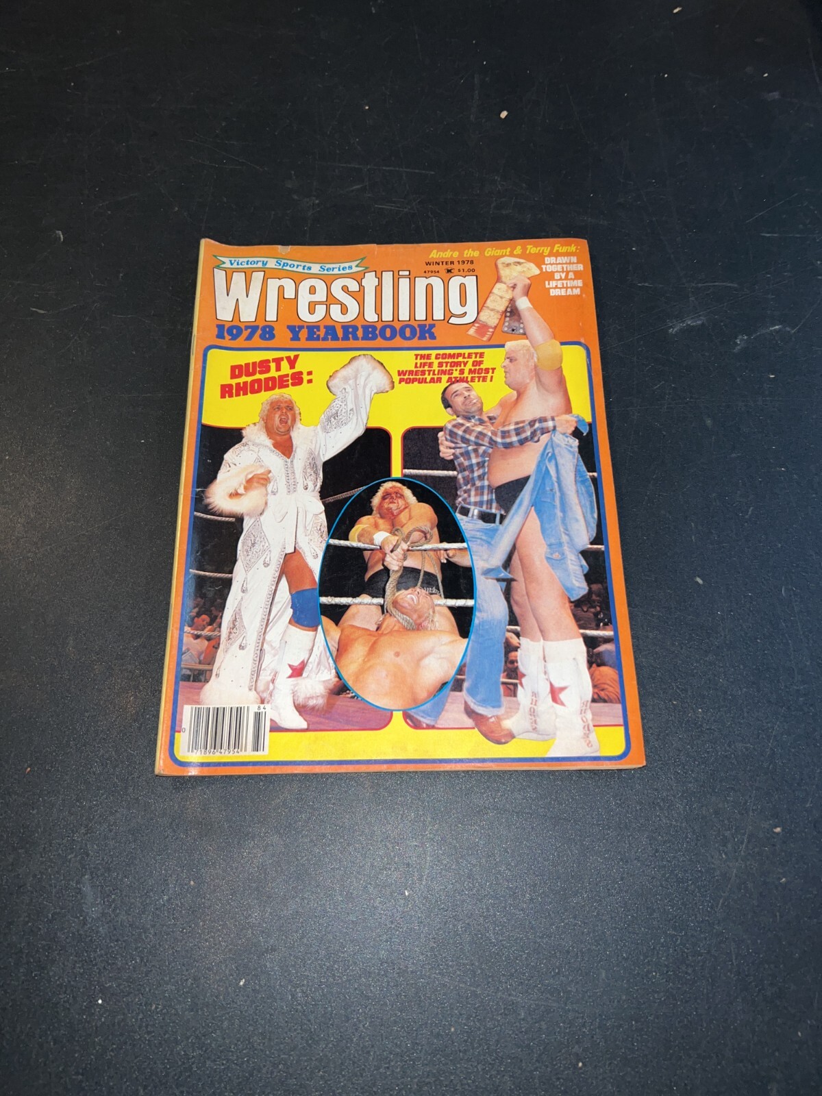 Victory Sports Series Wrestling Magazine Winter 1978 Yearbook Dusty Rhodes Cover
