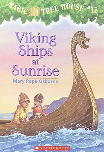 Viking Ships at Sunrise (Magic Tree House) – Paperback – GOOD