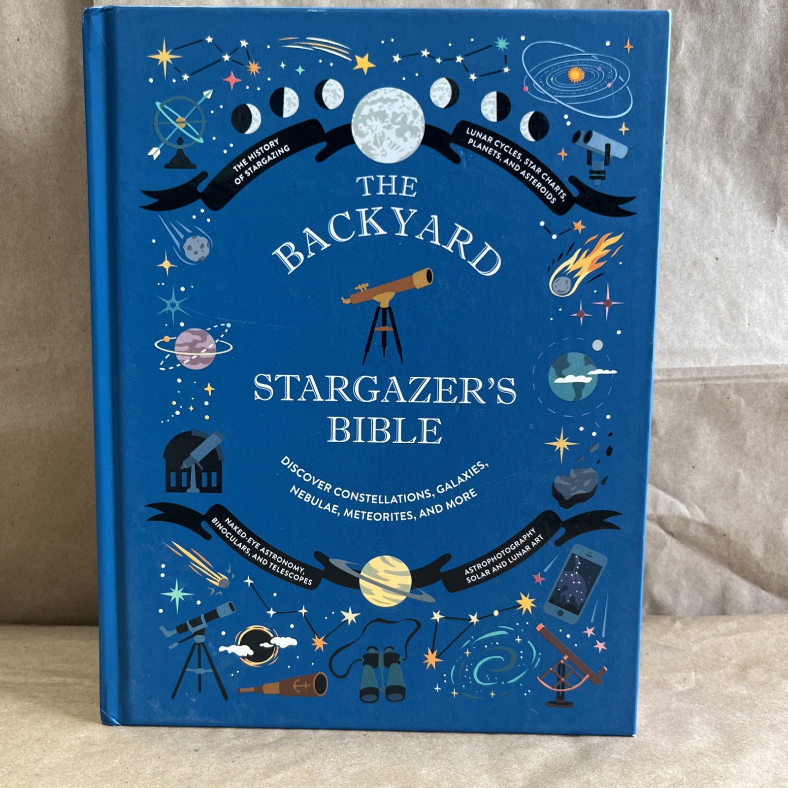 Backyard Stargazer’s Bible…(USED)(HARDCOVER) SEE DESCRIPTION