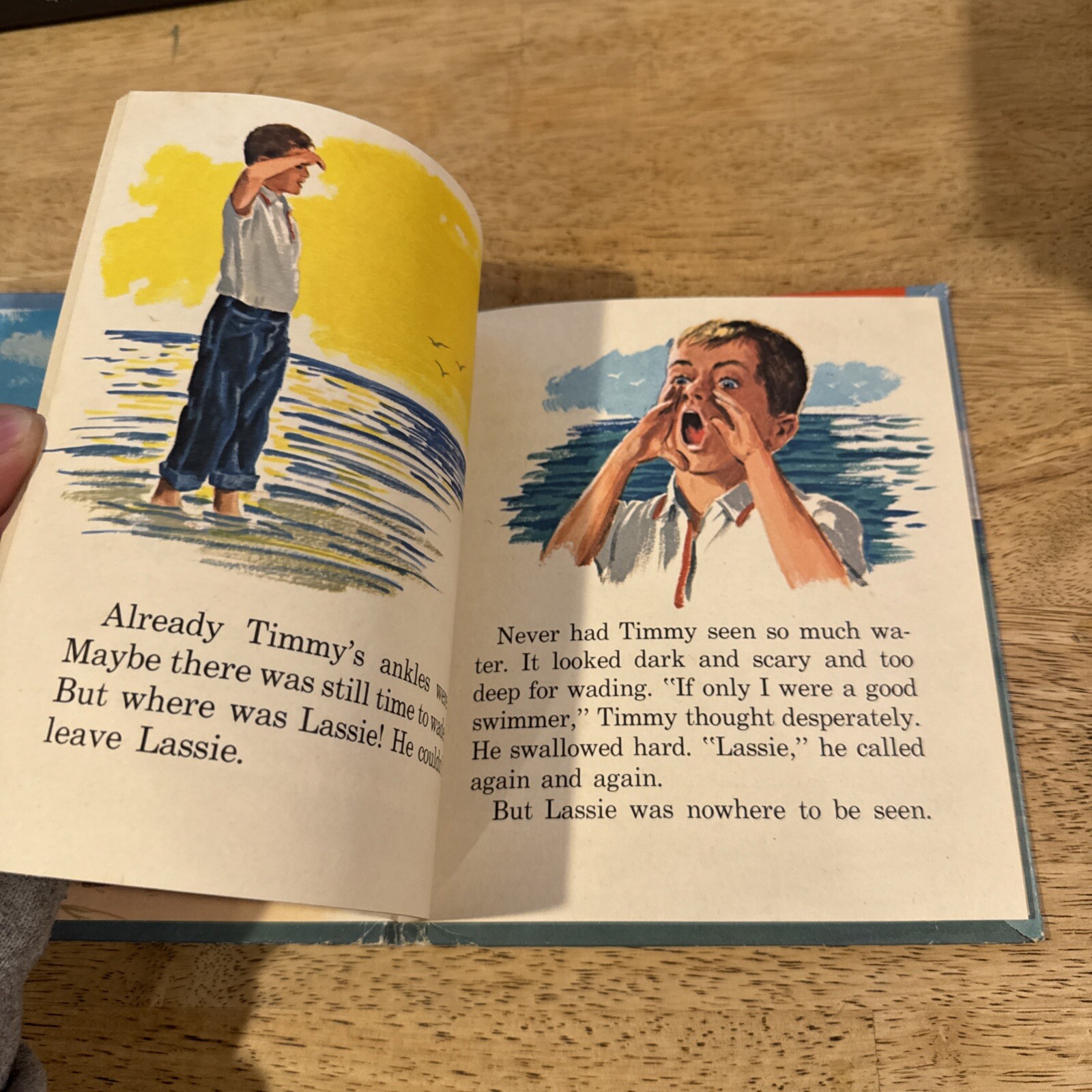 Lassie The Sandbar Rescue, 1964, Whitman Publishing by Jean Fiedler