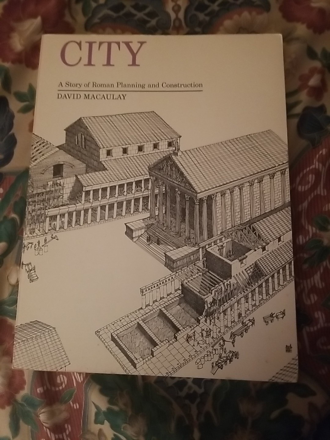 Signed David Macaulay City: A Story of Roman Planning Construction 1974 PB