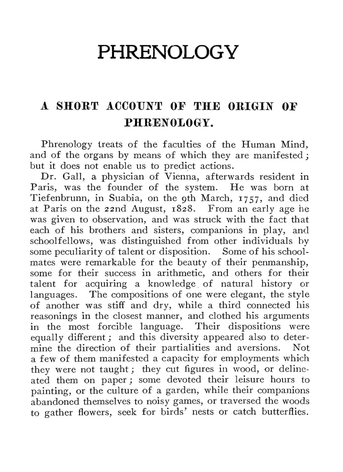 Phrenology How to Read The Head “1891” 67 Pages