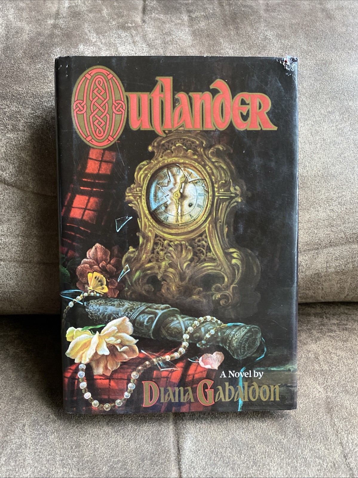 Outlander Diana Gabaldon 1st First Book Club Edition 1991 Hardcover HCDJ