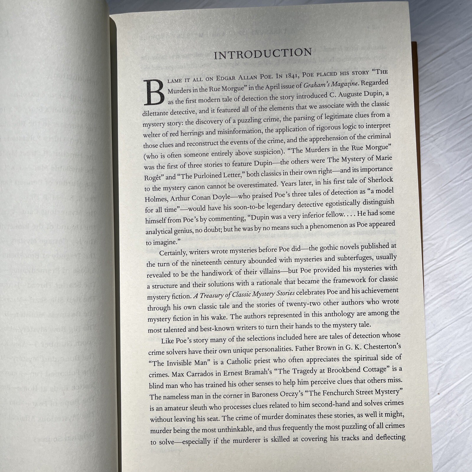 A Treasury of Classic Mystery Stories (Hardcover)