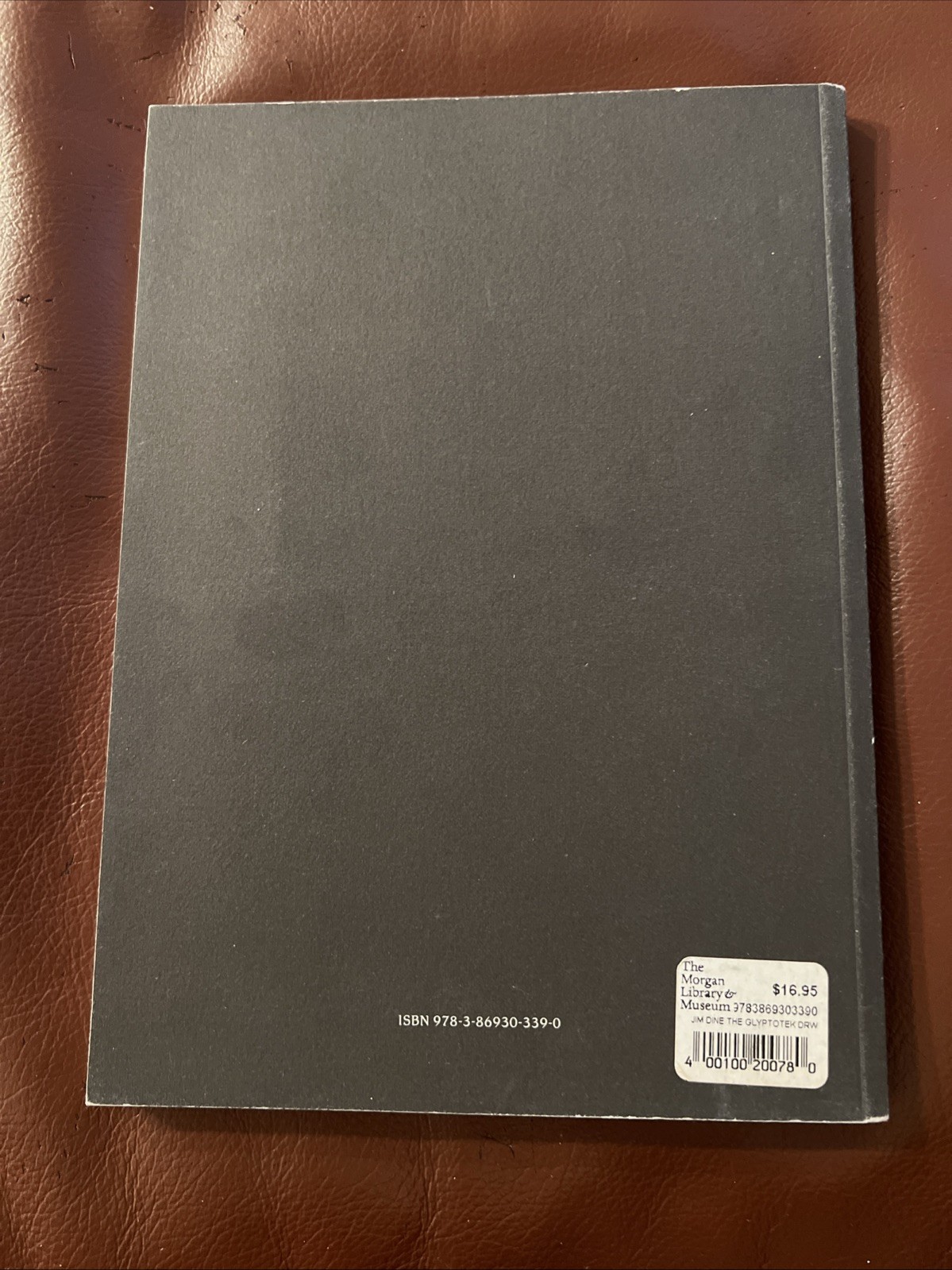 Jim Dine THE GLYPTOTEK DRAWINGS Rare Softcover Book