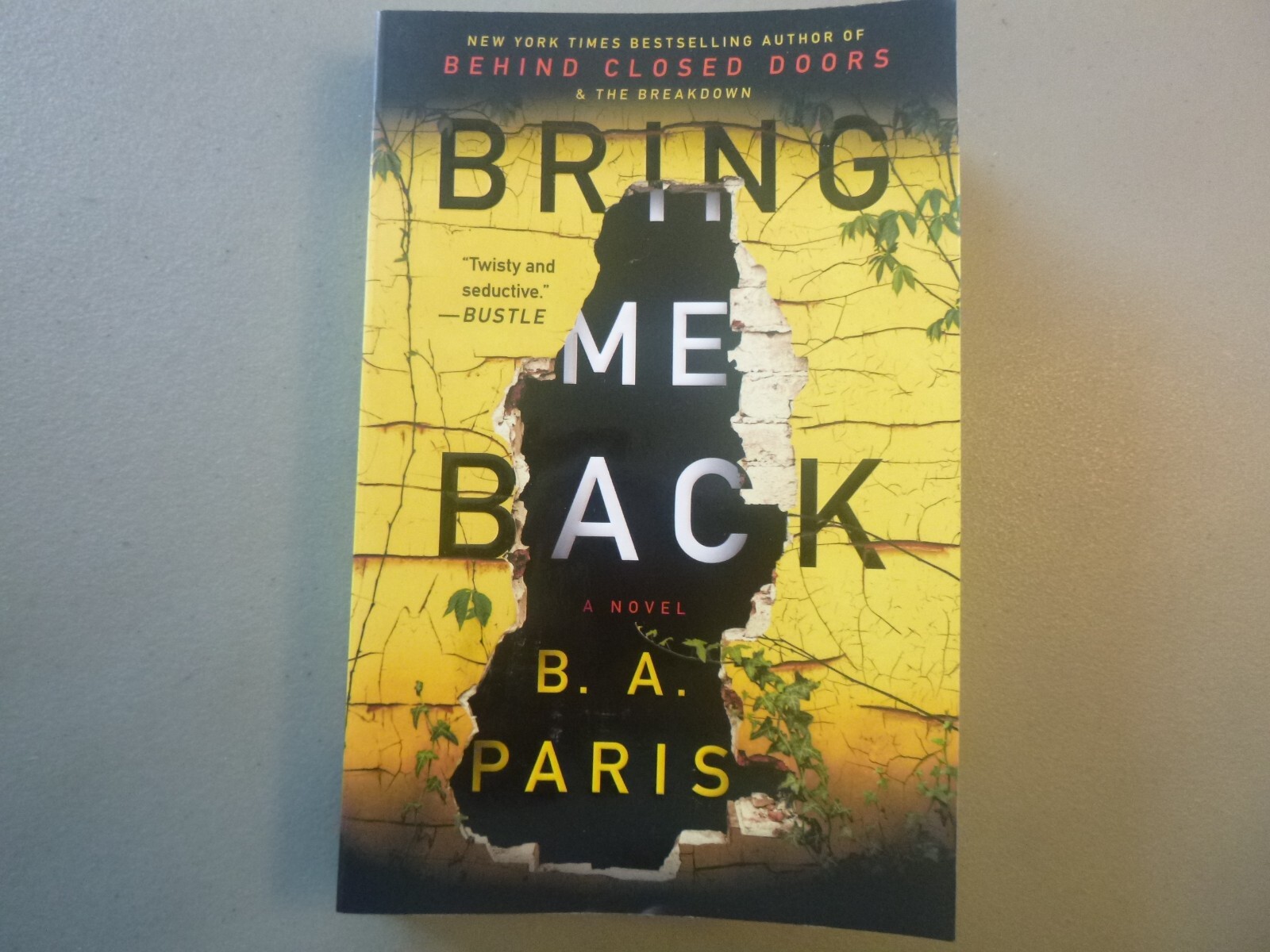 Bring Me Back by B.A. Paris