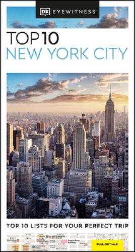 DK Eyewitness Top 10 New York City (Pocket Travel Guide) – Paperback – GOOD