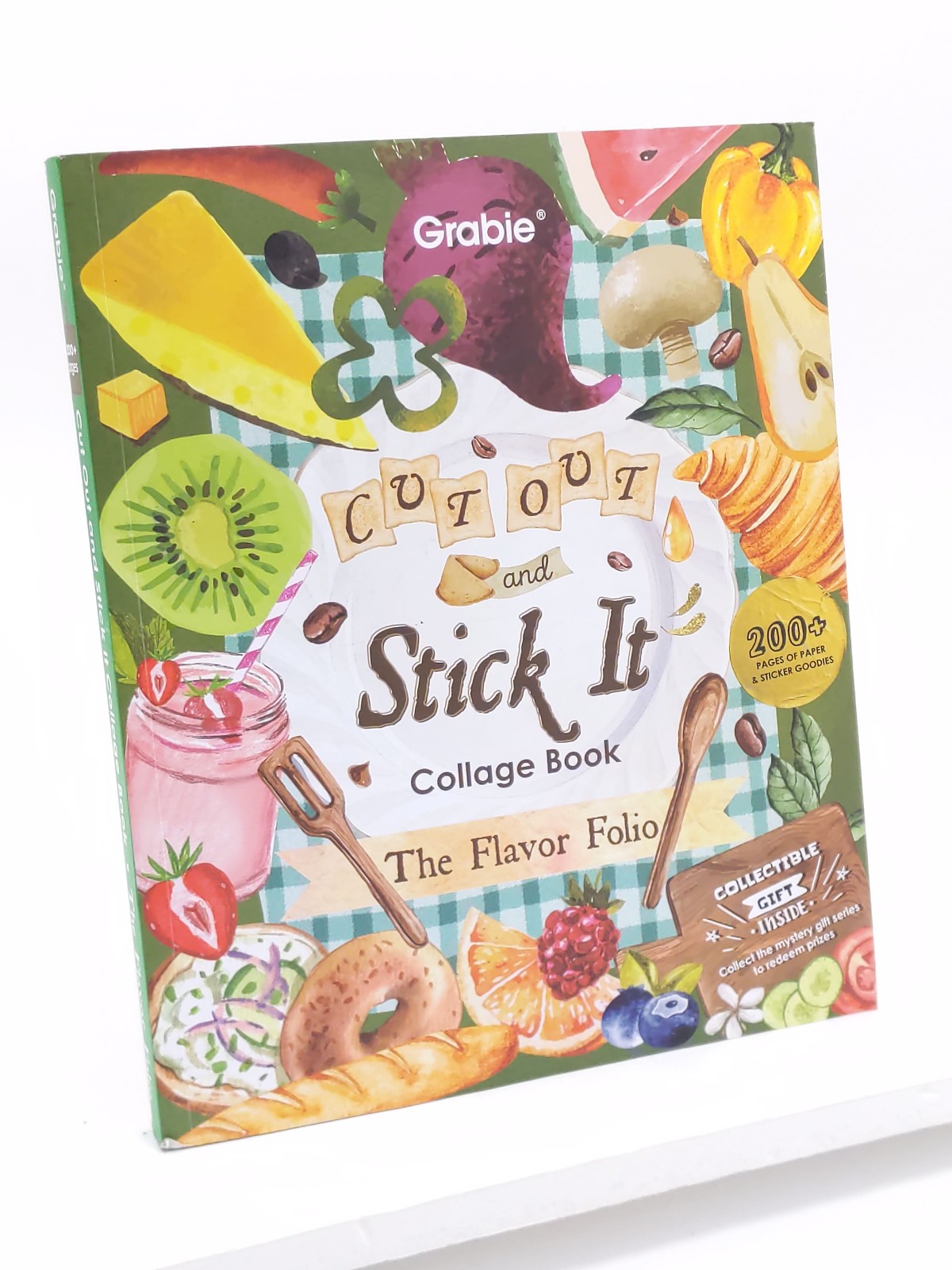 Grabie Cut Out and Stick It Collage Book: The Flavor Folio 200+ Pages