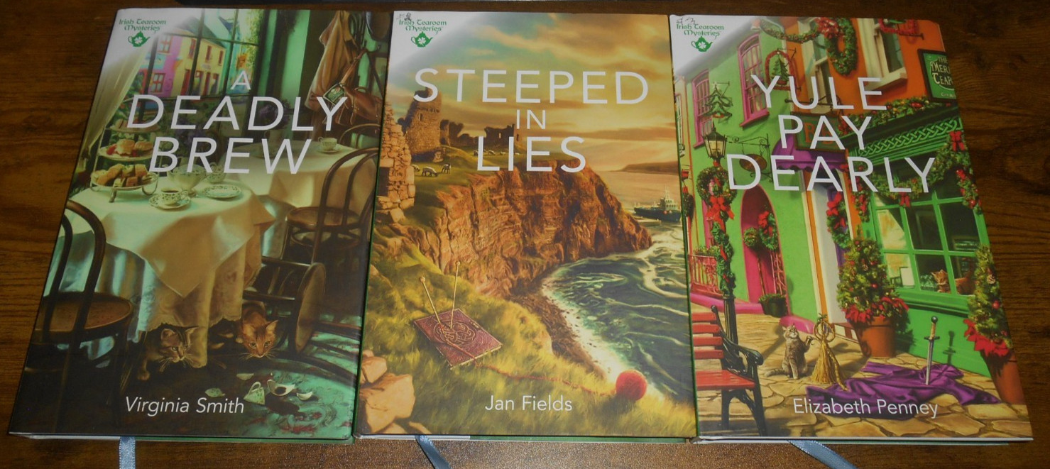 3 Irish Tearoom Mysteries – A Deadly Brew, Steeped In Lies, Yule Pay Dearly
