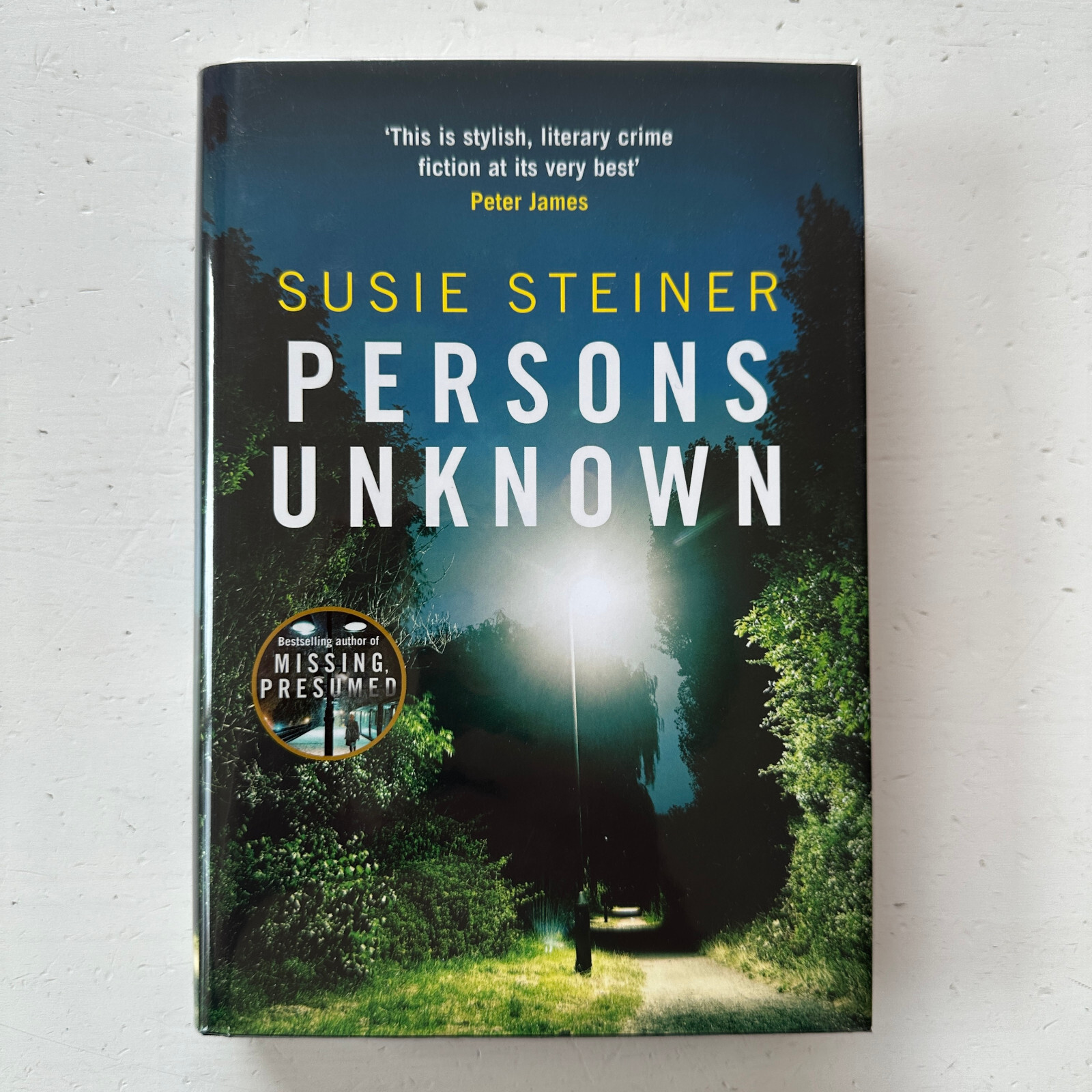 Persons Unknown Susie Steiner Hardcover First Edition First Impression Signed