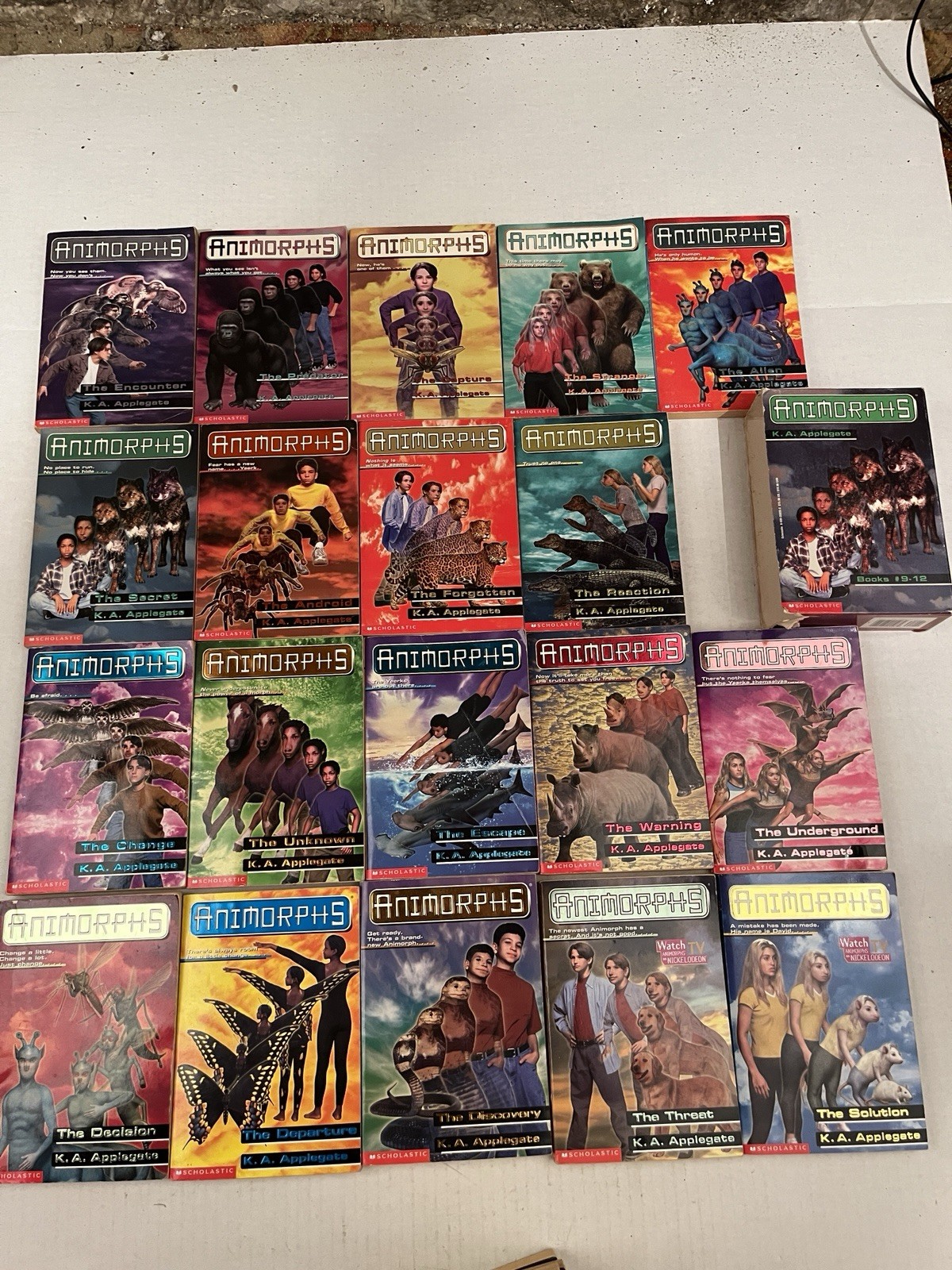 Animorphs 35 Paperback Book Lot Applegate Vintage 90’s Scholastic