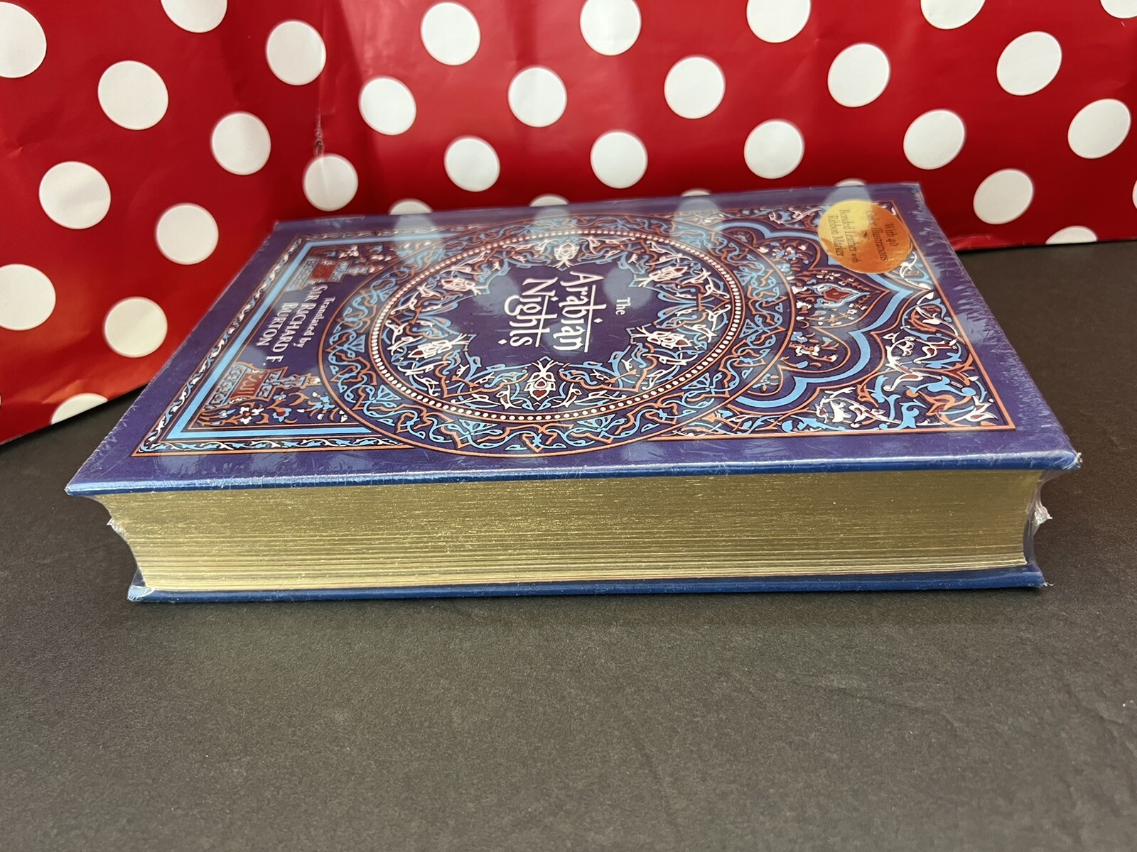 THE ARABIAN NIGHTS translated by Richard Burton HC BONDED LEATHER New in Plastic