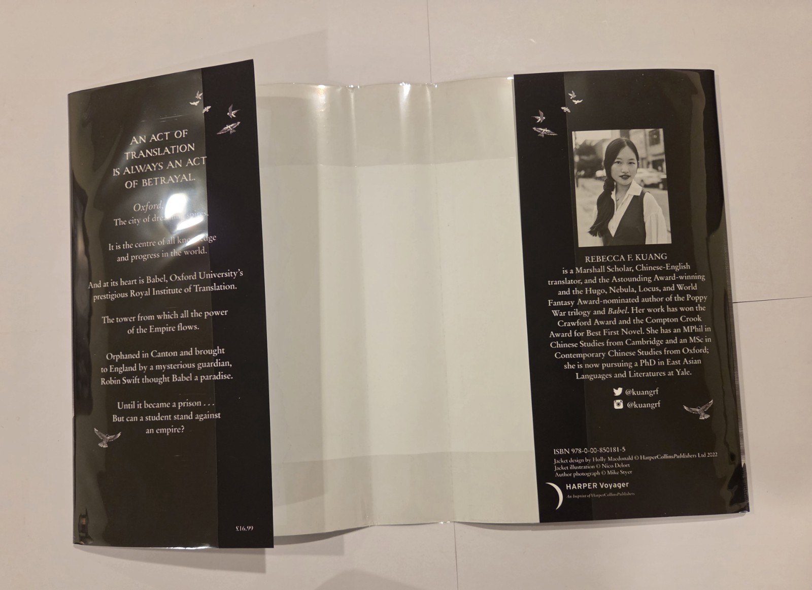 R. F. Kuang: Babel: Waterstones exclusive 1st Signed Edition. Sprayed Black