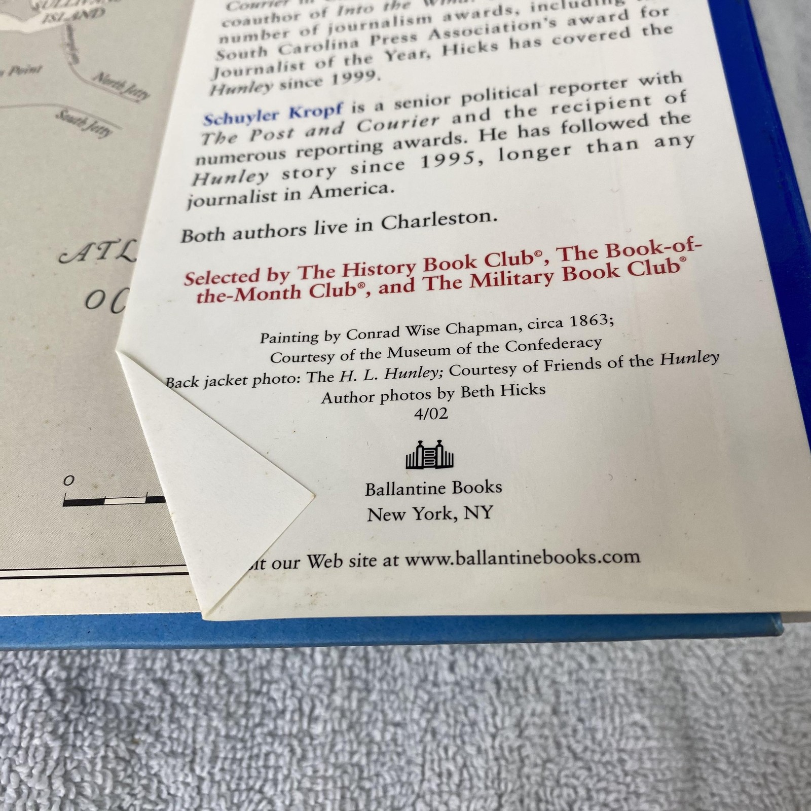 Raising The Hunley Hicks Kropf Signed Hardcover Civil War Submarine History