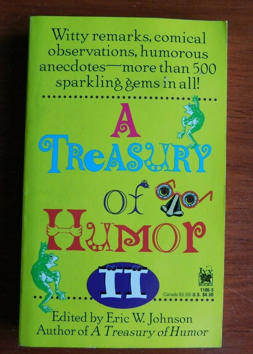 A Treasury of Humor II – edited by Eric Johnson – 1994 Paperback