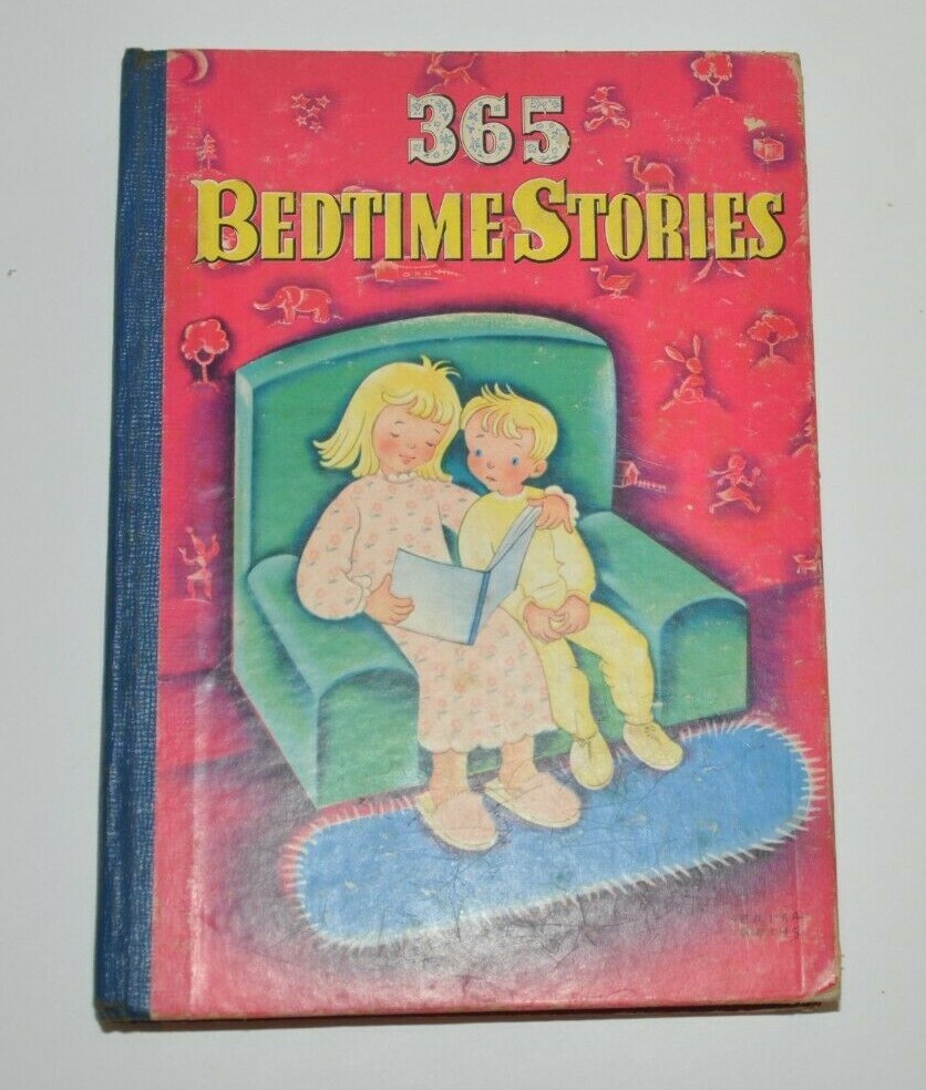 365 Bedtime Stories 1944 Illustrated Janet Robson Whitman Publishing Vintage