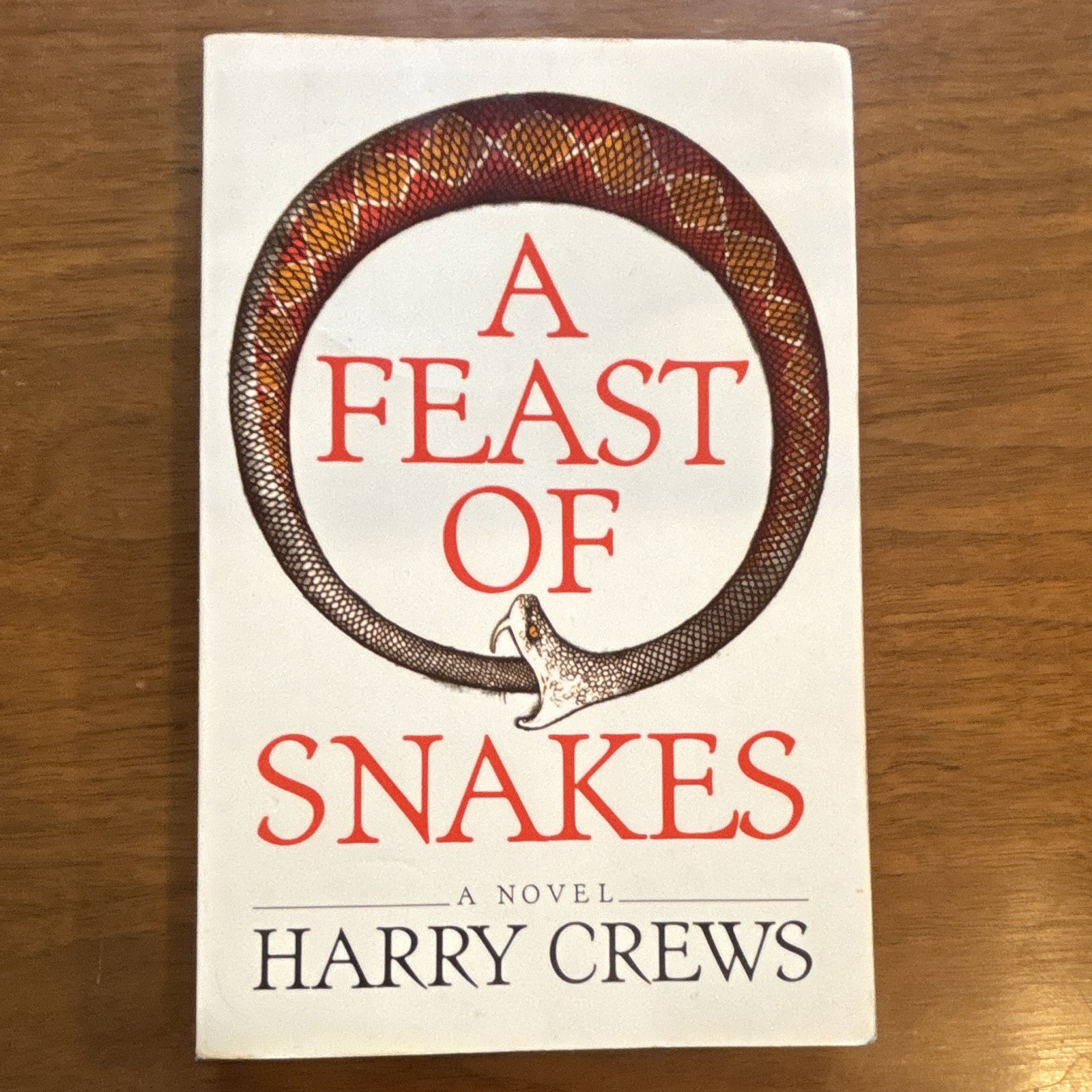 A Feast of Snakes by Harry Crews First Athenum Paperback Ed 1976