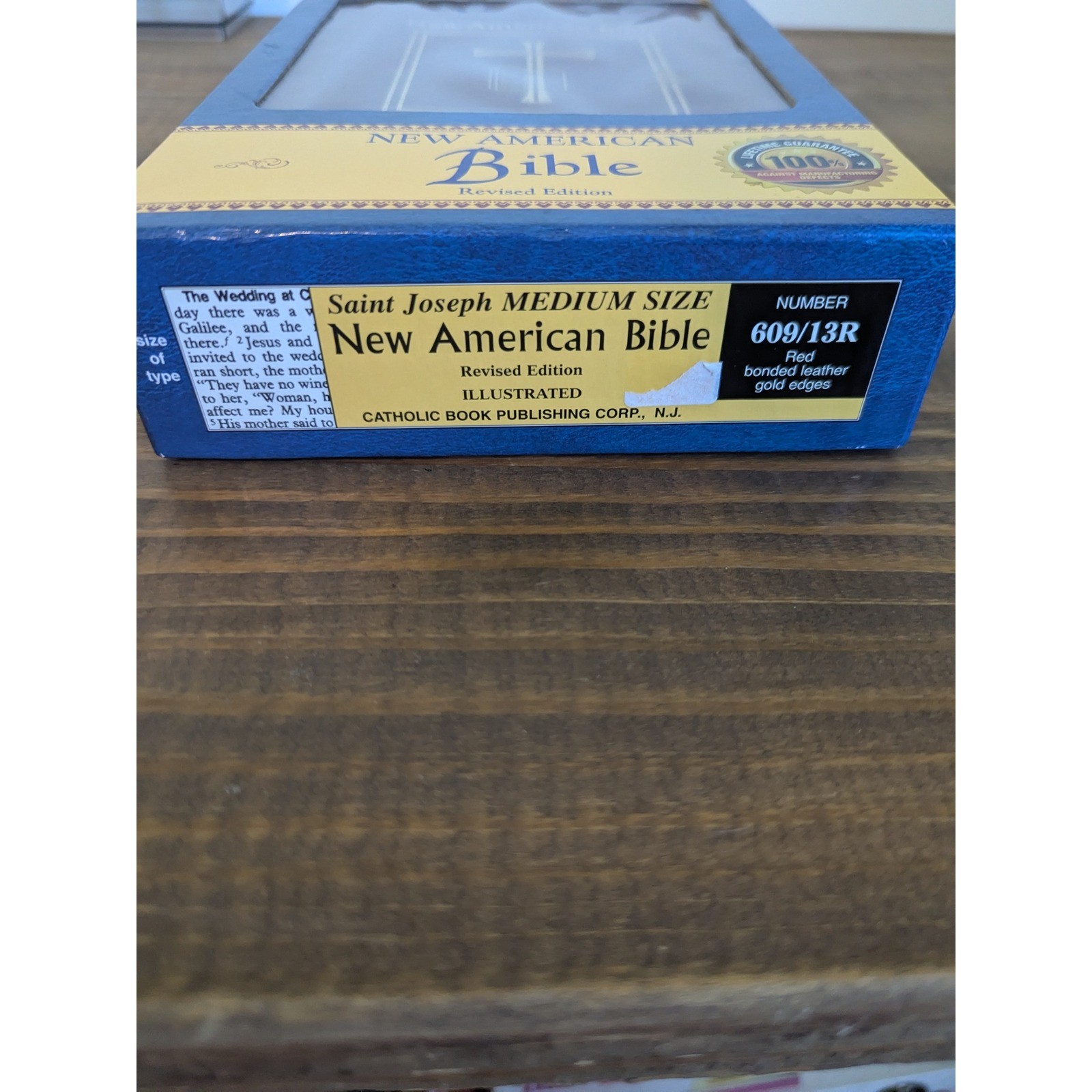 New American Bible Saint Joseph Edition Catholic Book Illustrated 609/13R Medium