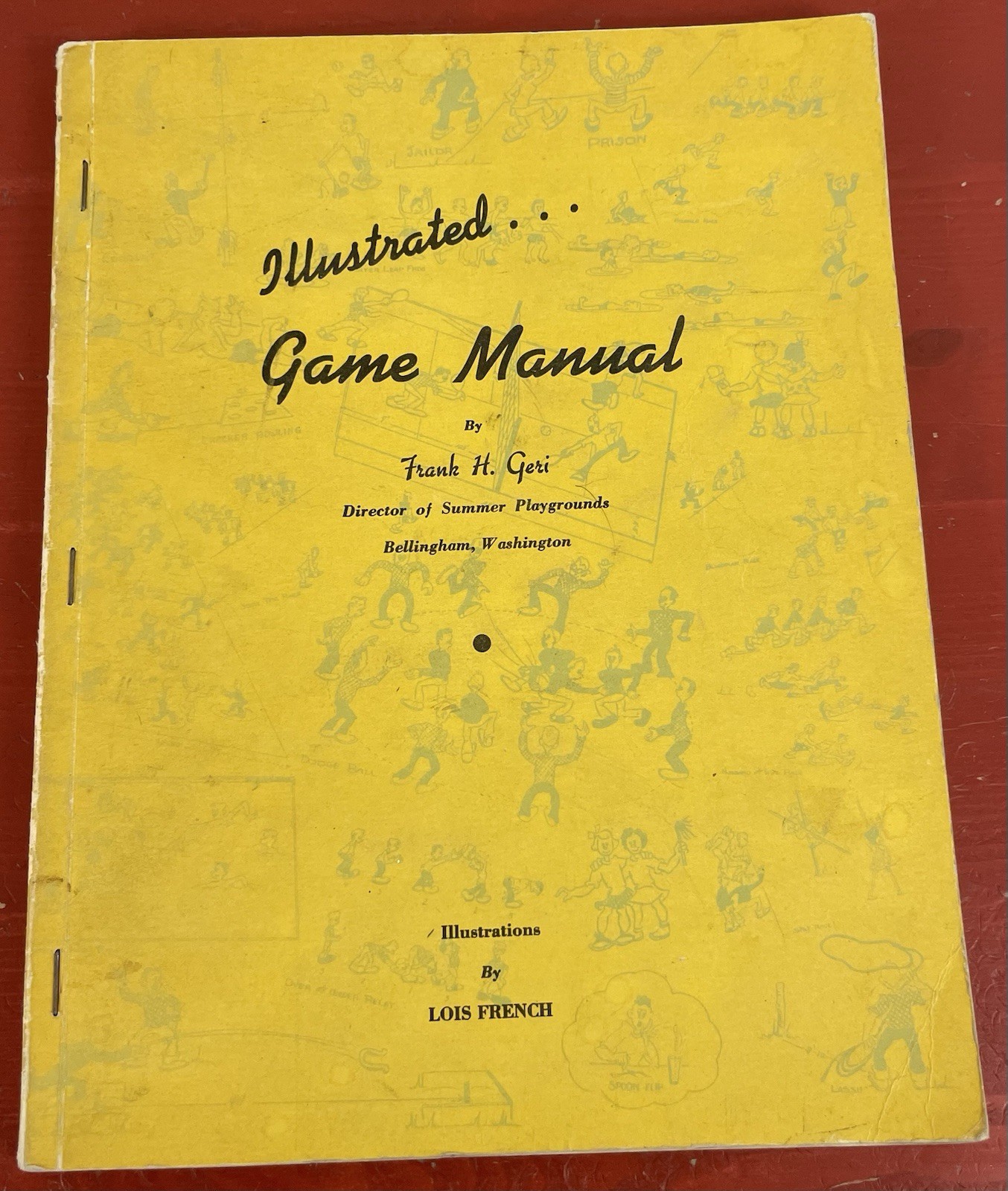 Illustrated Game Manual by Frank H. Geri VTG PB Playground Games 1950 Bellingham