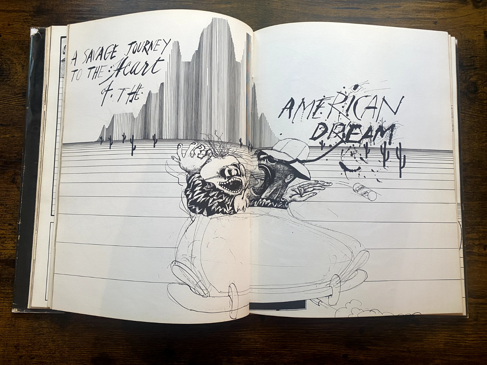 AMERICA by Ralph Steadman First Ed. Hardcover 1974 – Intro by Hunter S. Thompson