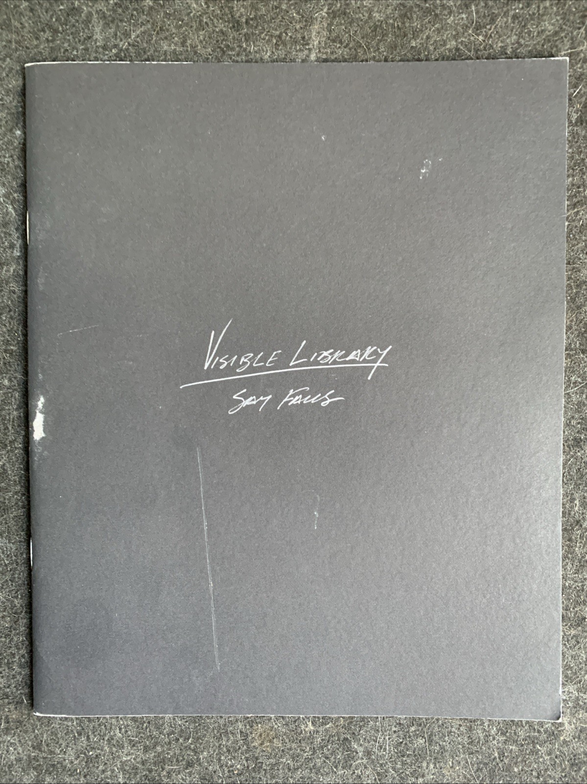 Visible Library : Sam Falls : PB, 32 pages