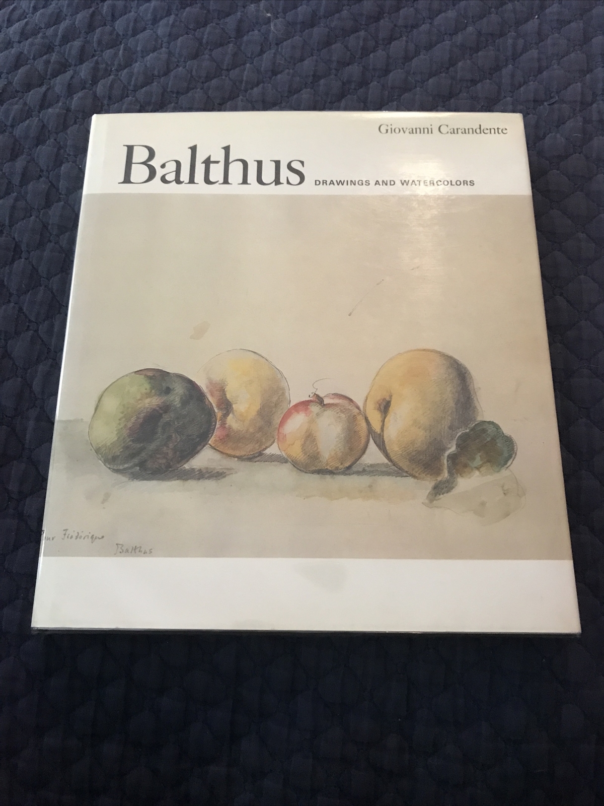 BALTHUS: Drawings and Watercolors, by Giovanni Carandente, 1982, First Edition