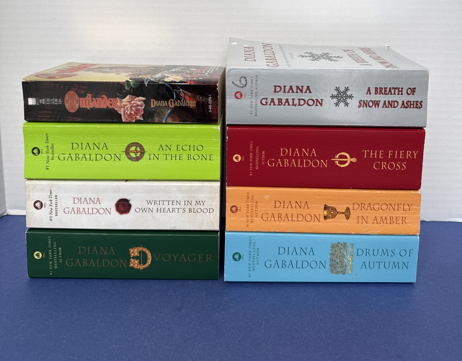 Lot of 8 ~ PB Books ~ OUTLANDER Series ~ Diana Gabaldon ~ #1-8