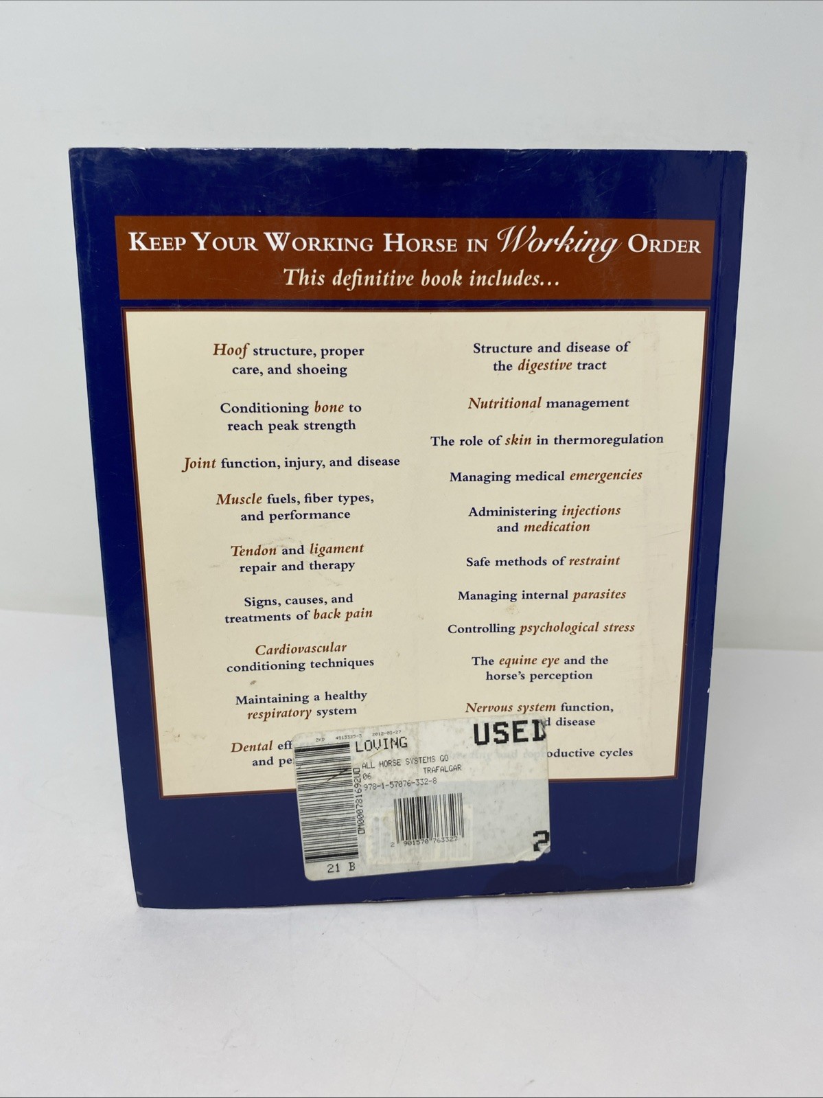 All Horse Systems Go The Horse Owner’s Full-Color Veterinary Care FREE SHIPPING!