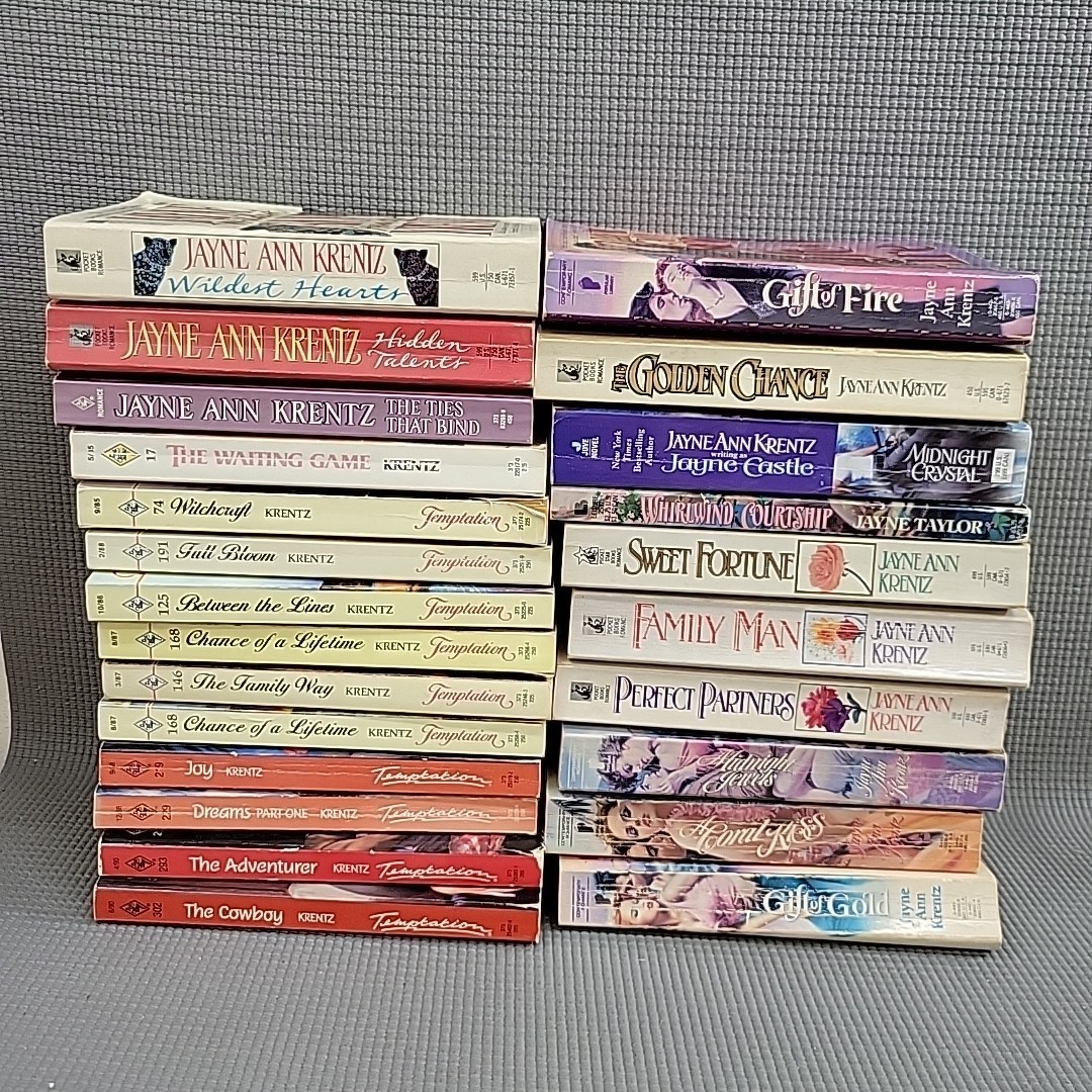 Lot of 24 JAYNE ANN KRENTZ romance paperbacks