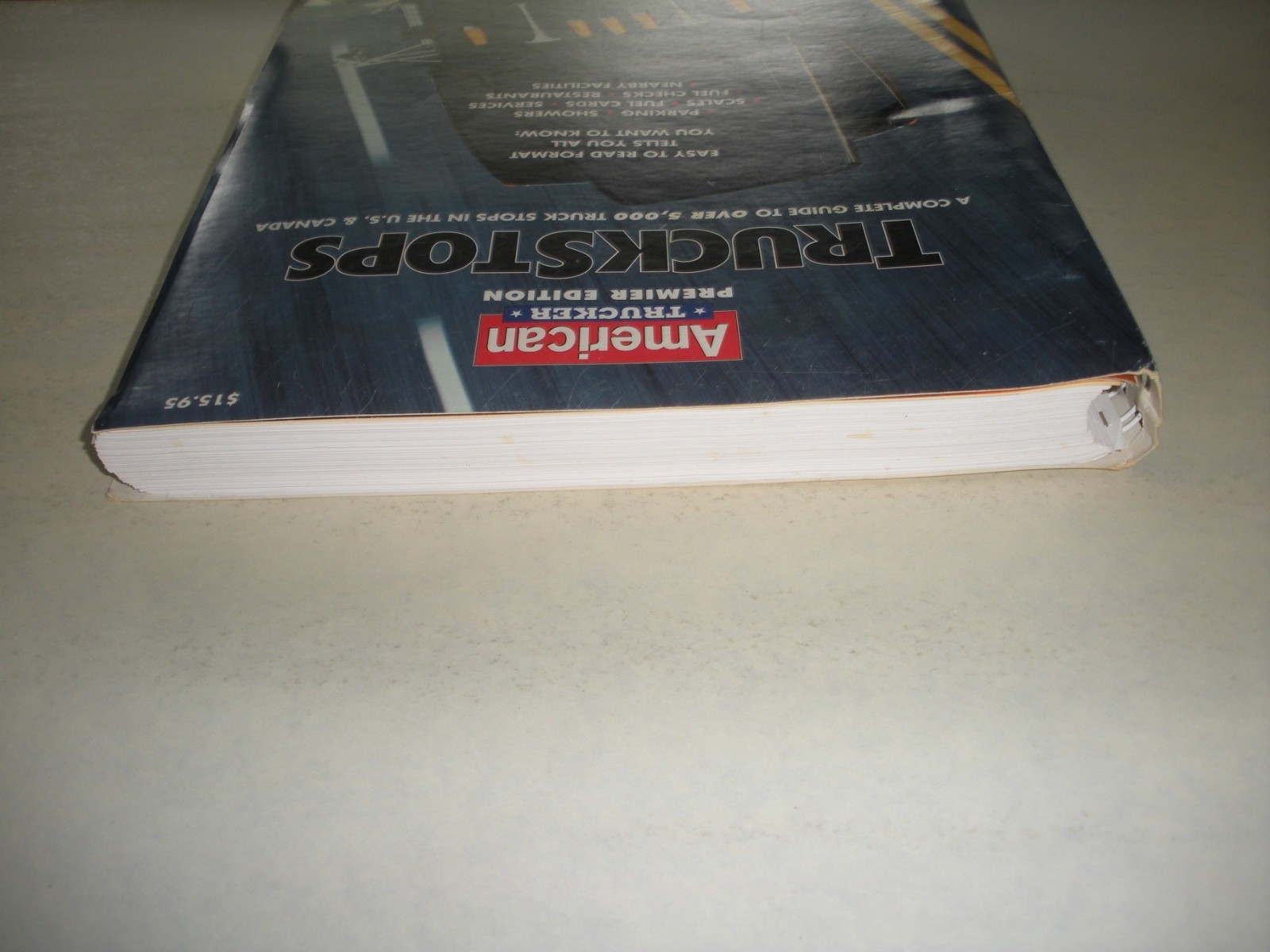 American Trucker Premier Edition Truckstops Book 1996 Spiral Binding 376 Pages