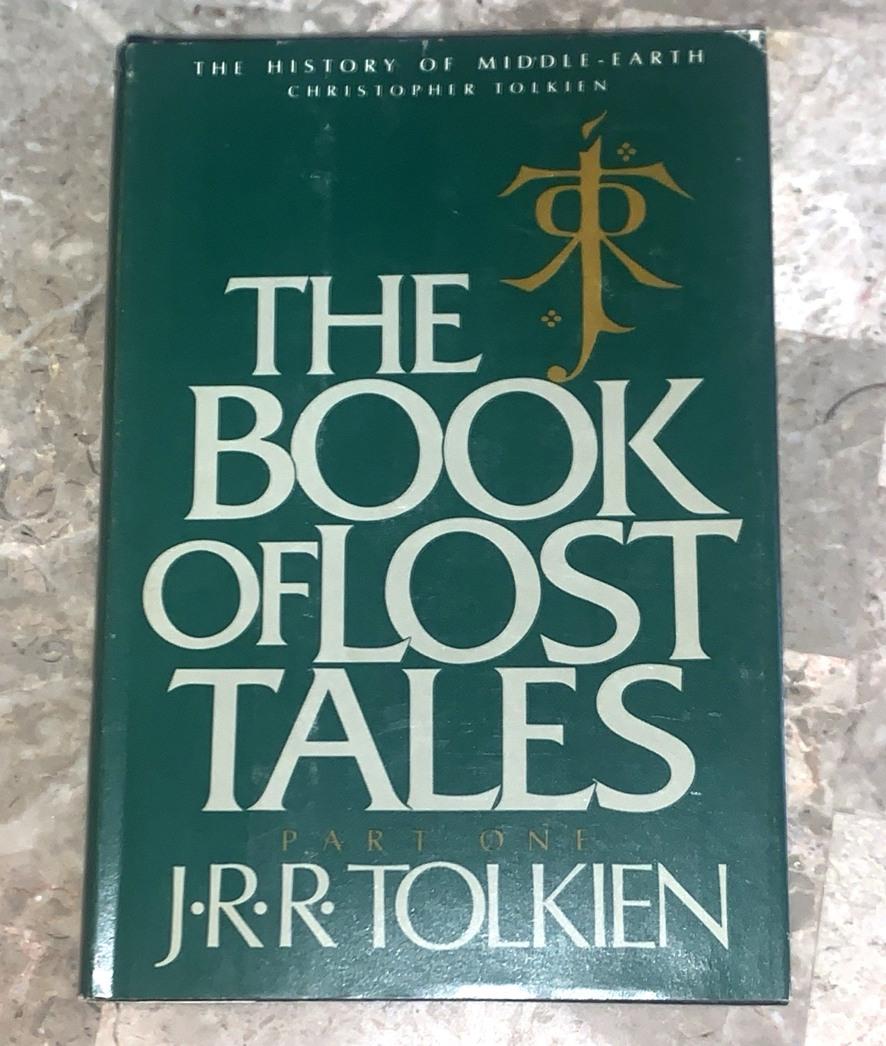 J.R.R. Tolkien The Book of Lost Tales Part One 1984 First Book Club Edition HCDJ