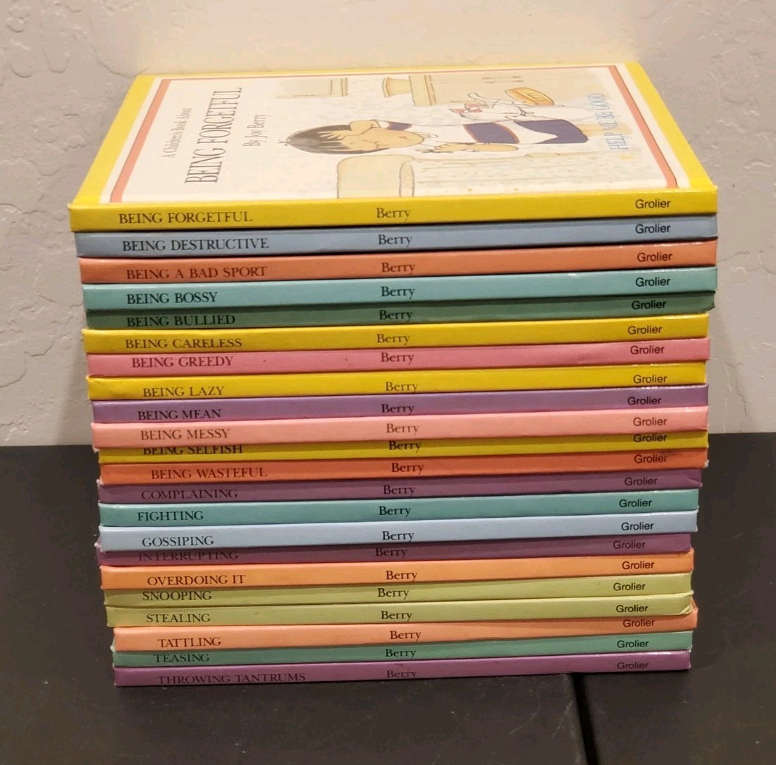 Joy Berry Help Me Be Good Children’s Book Lot of 22 Hardcover Books Manners