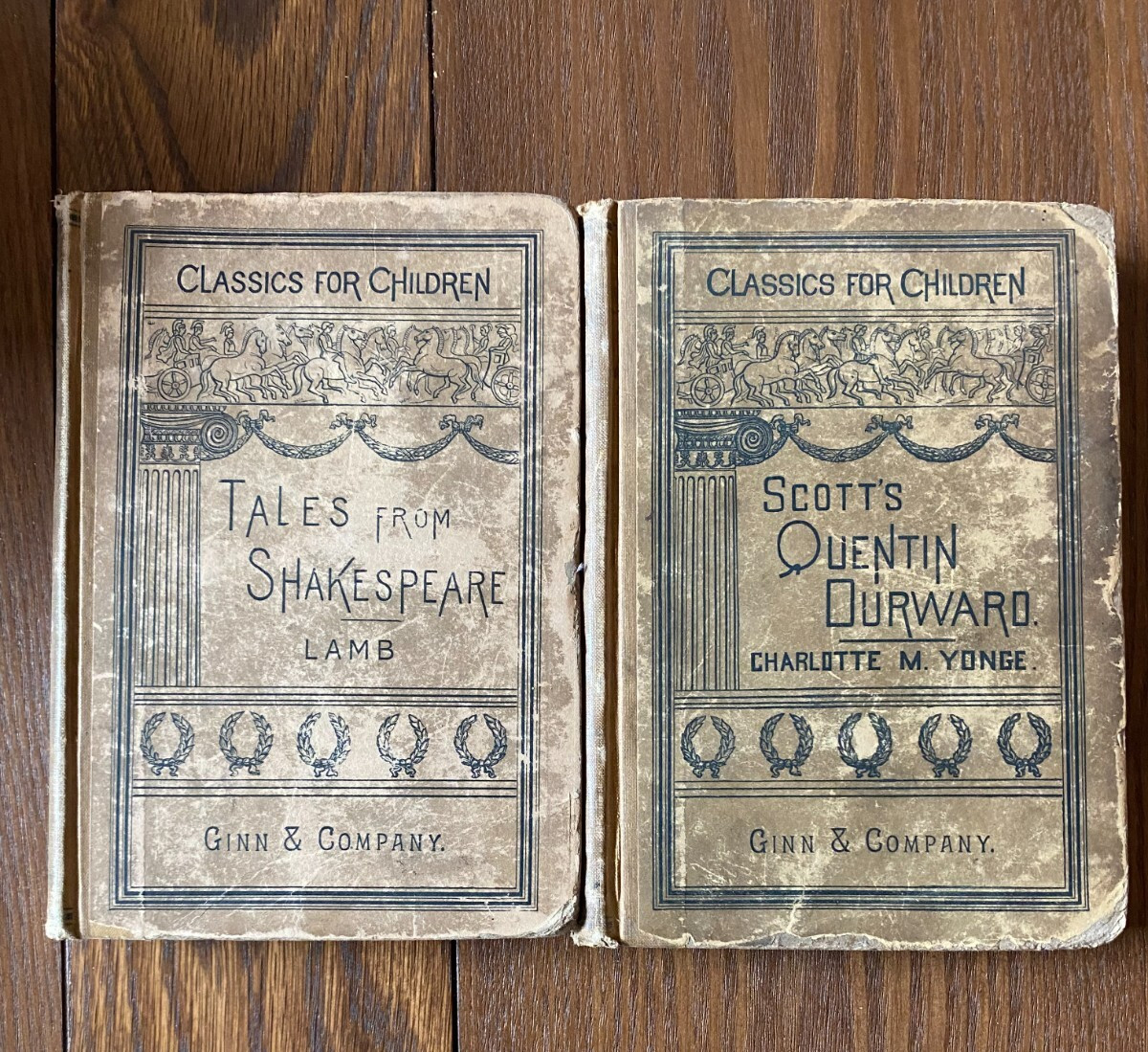 Ginn & Co Classics For Children Lot of 10 Bks 1885-1886 Hardcover Antique