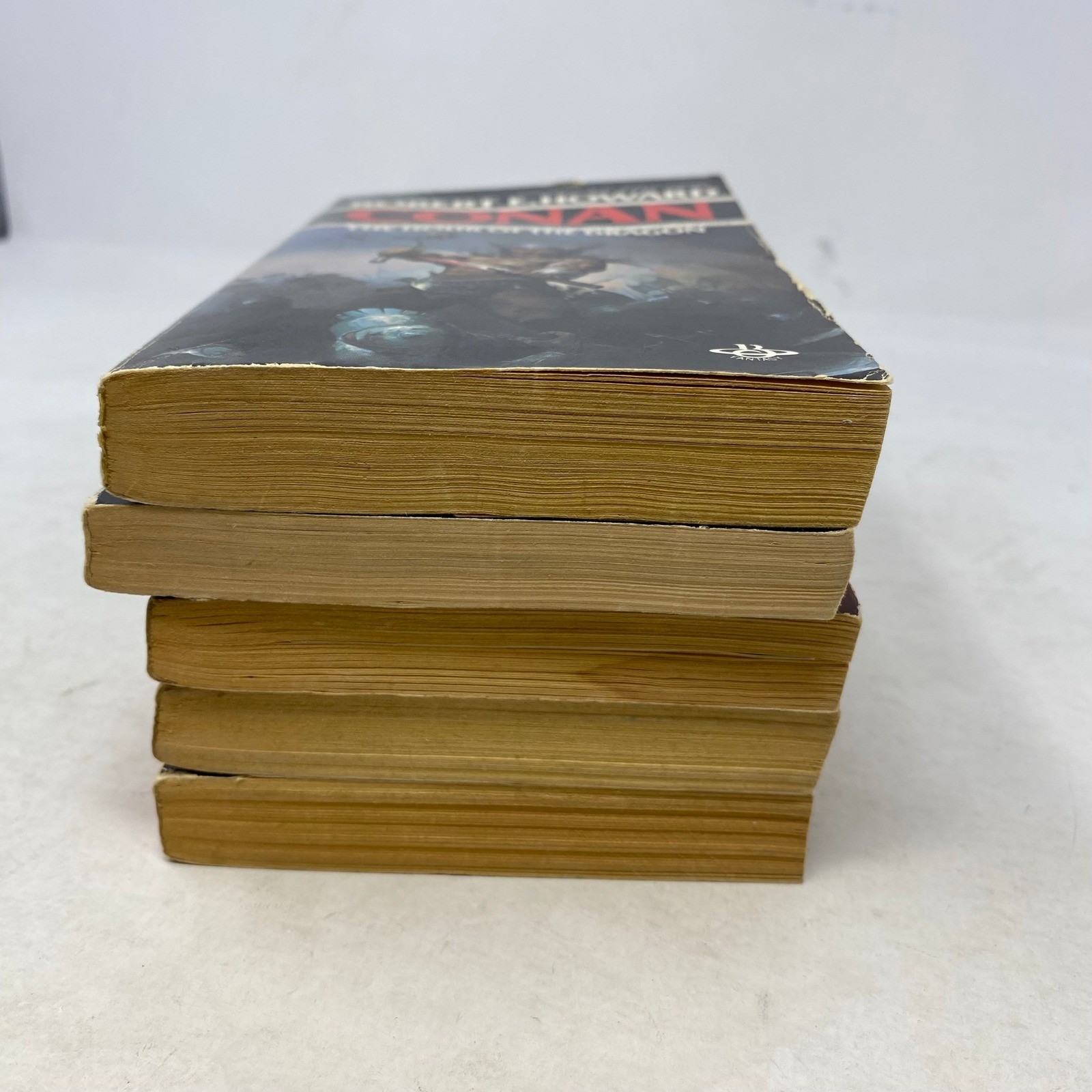 Robert E Howard Conan Paperback Lot 5 Books Hour of the Dragon Red Nails Almuric