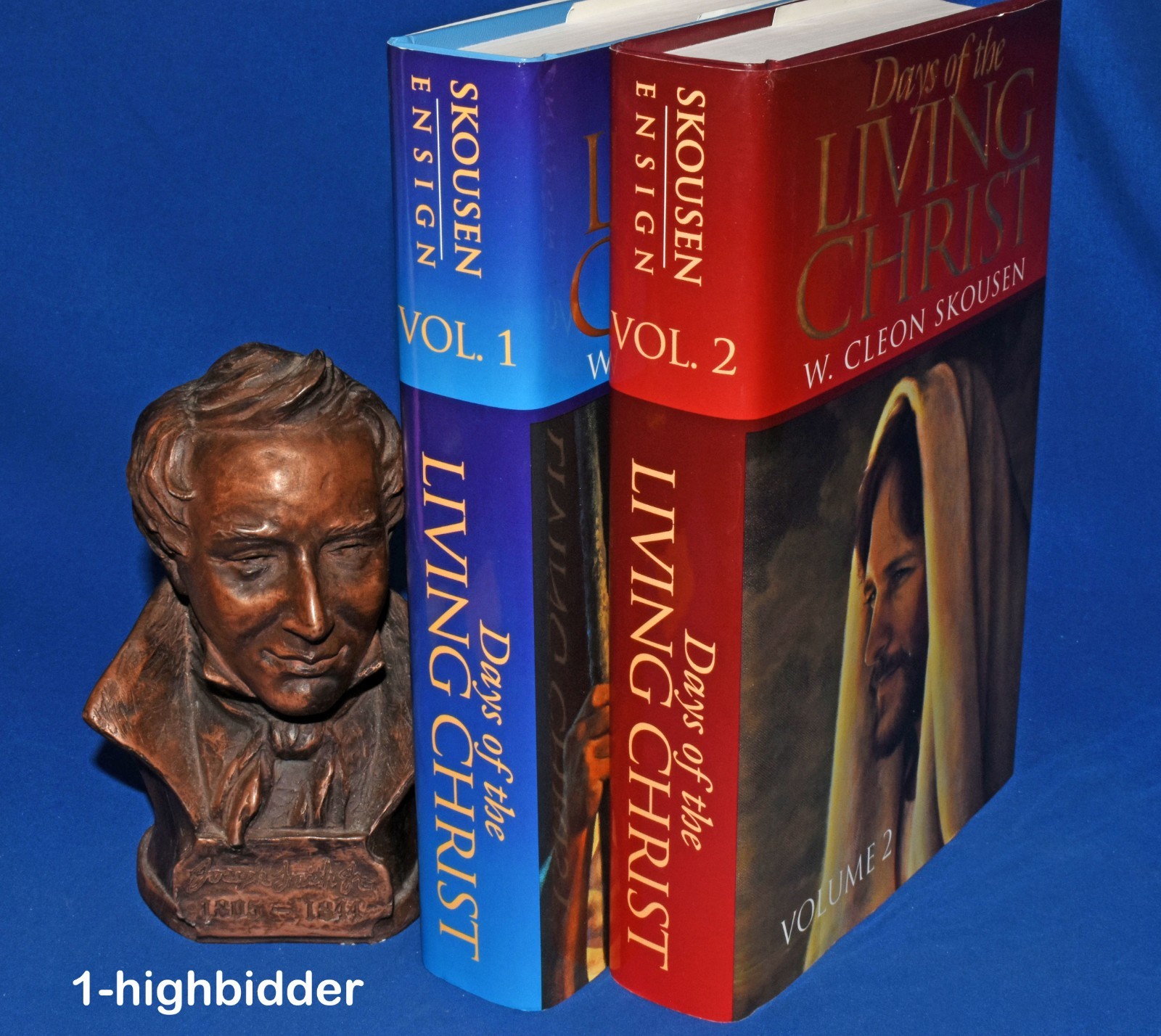 Days of the Living Christ Volume 1 & 2 W Cleon Skousen HCDJ Hardcover Mormon LDS