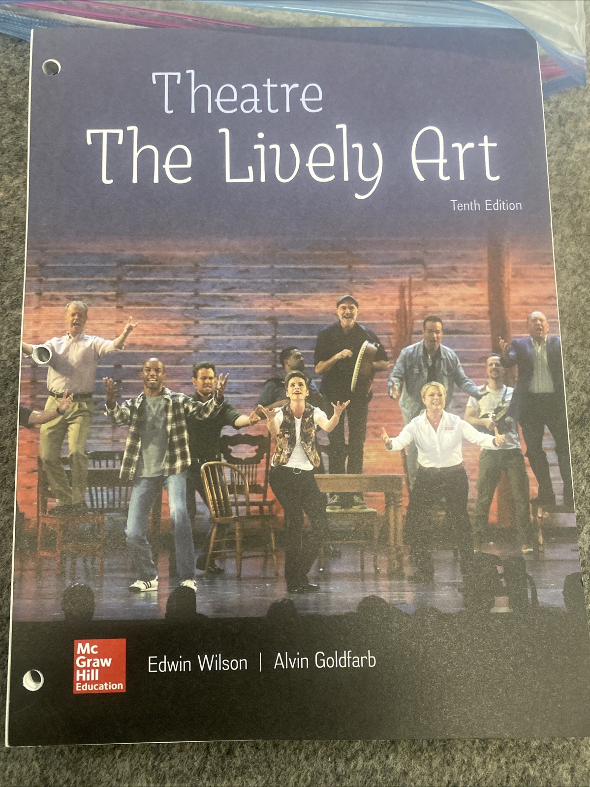 Theatre The Lively Art 10th Edition McGraw Hill Tenth Edwin Wilson B6