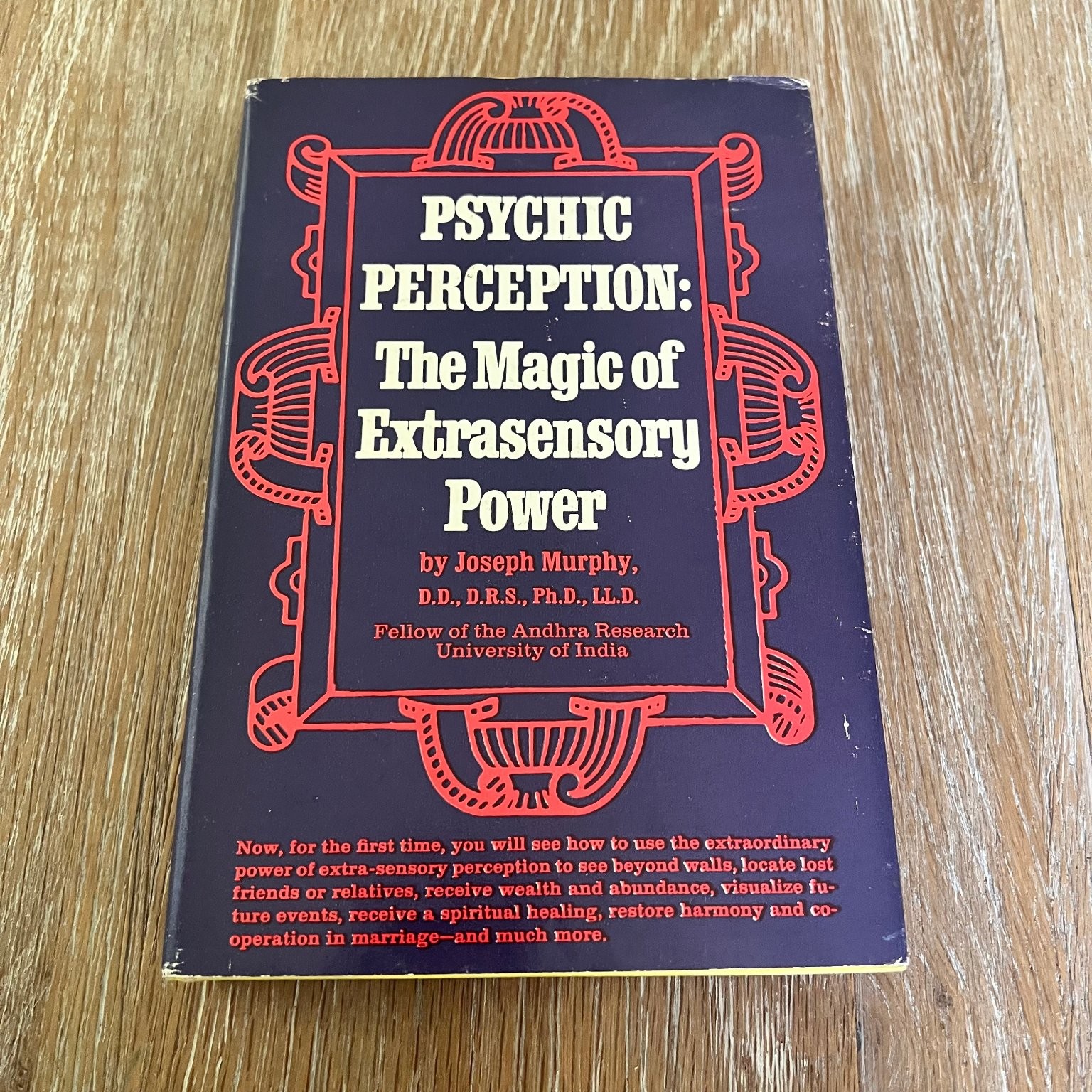 Psychic Perception The Magic of Extrasensory Power Joseph Murphy 1971 Parker