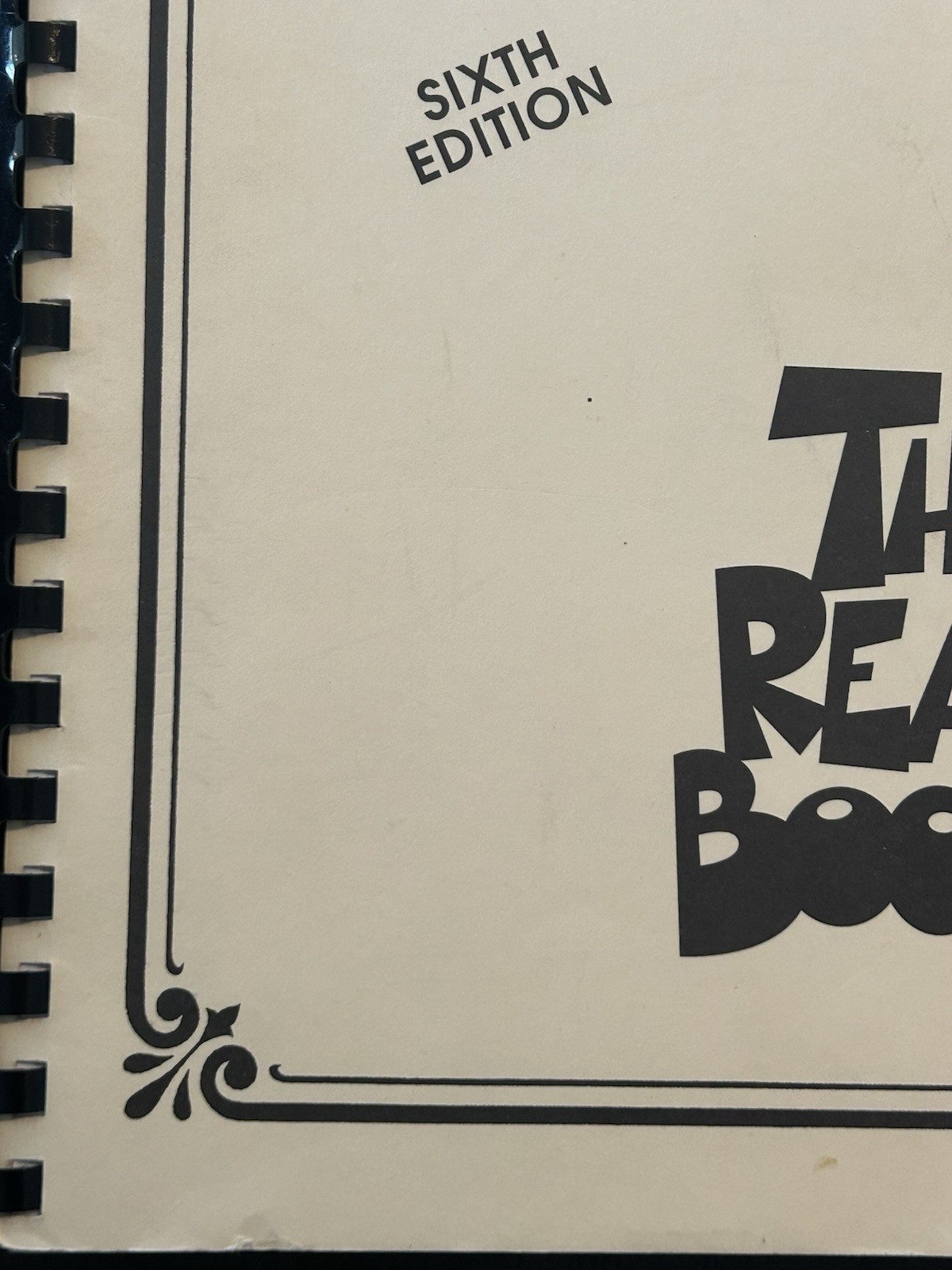 VTG Real Book Volume I Sixth Edition C Instruements by Hal Leonard 2004