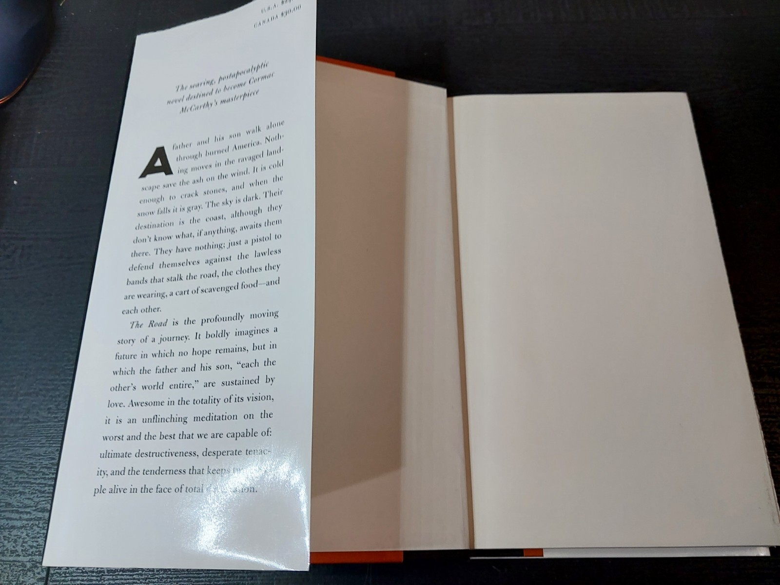 The Road Cormac McCarthy, First Edition – 1st Print HC