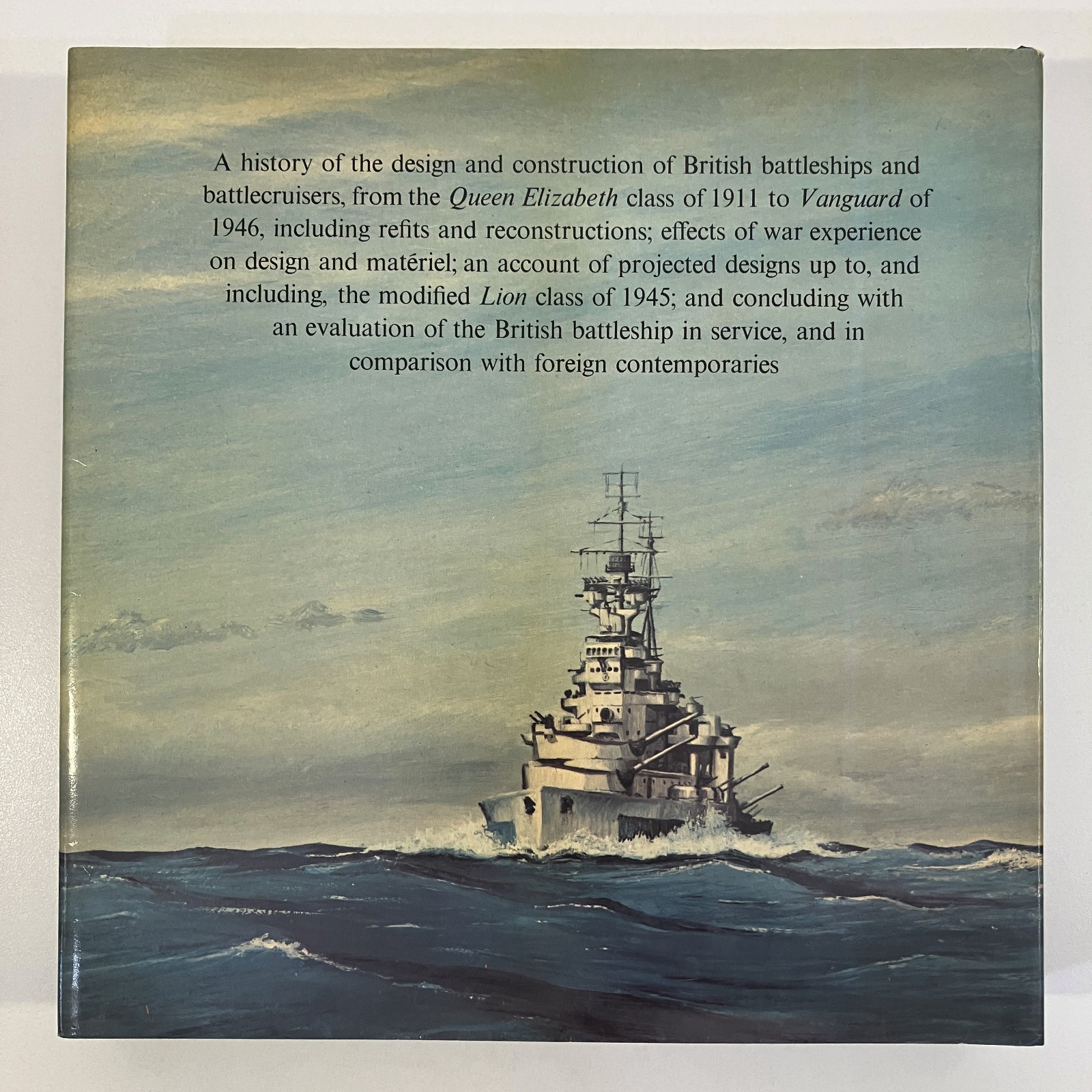 British Battleships of World War Two Vintage 1976 HCDJ Naval Institute Press