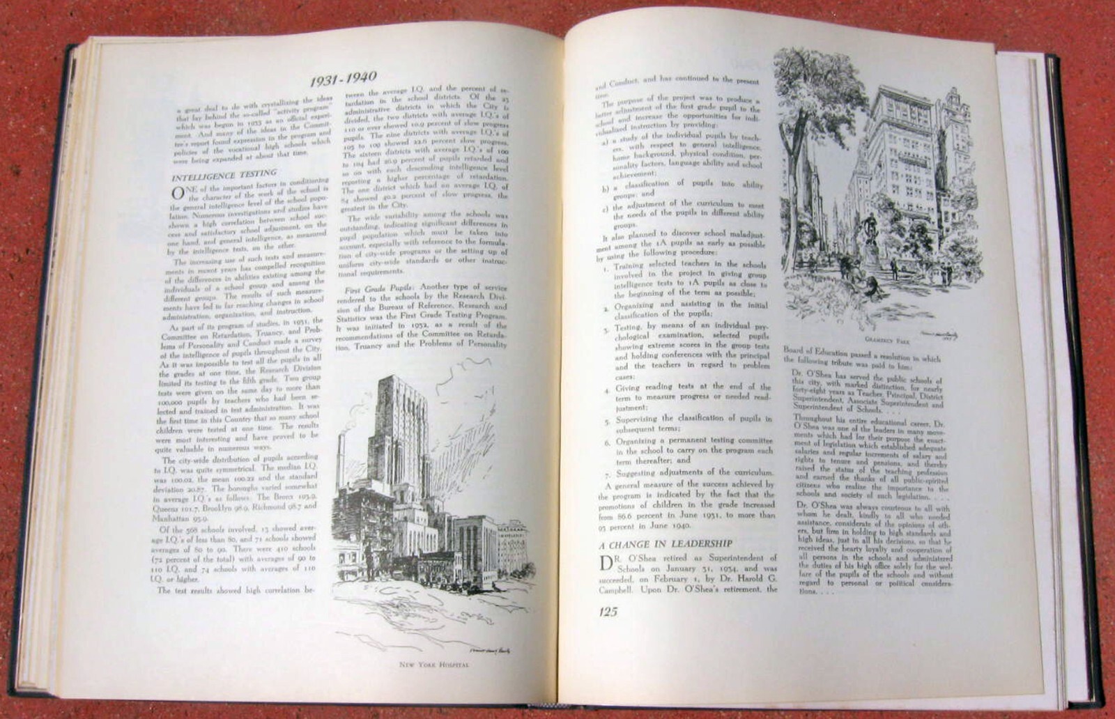 1948 City Of New York Of The Superintendent Of School Golden Jubilee Book