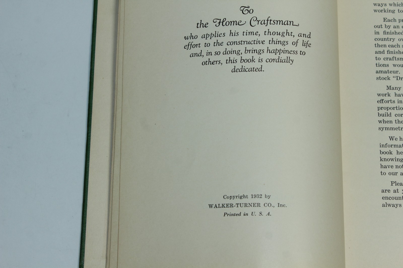 Woodworker’s Handbook : A Practical Power Tool Manual (1932) Walker-Turner Co.