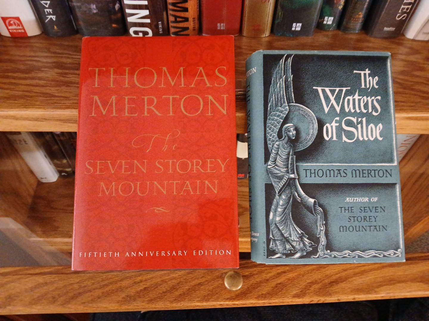 Thomas Merton 2 Books Waters of Siloe & Seven Storey Mountain 1st Print UNREAD