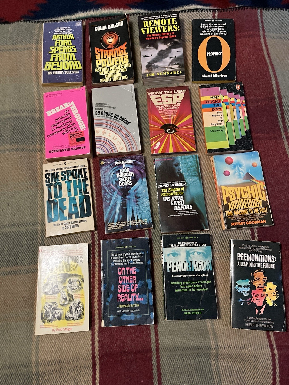 Telepathy, ESP, Psychic Powers, Prophecy Book Lot