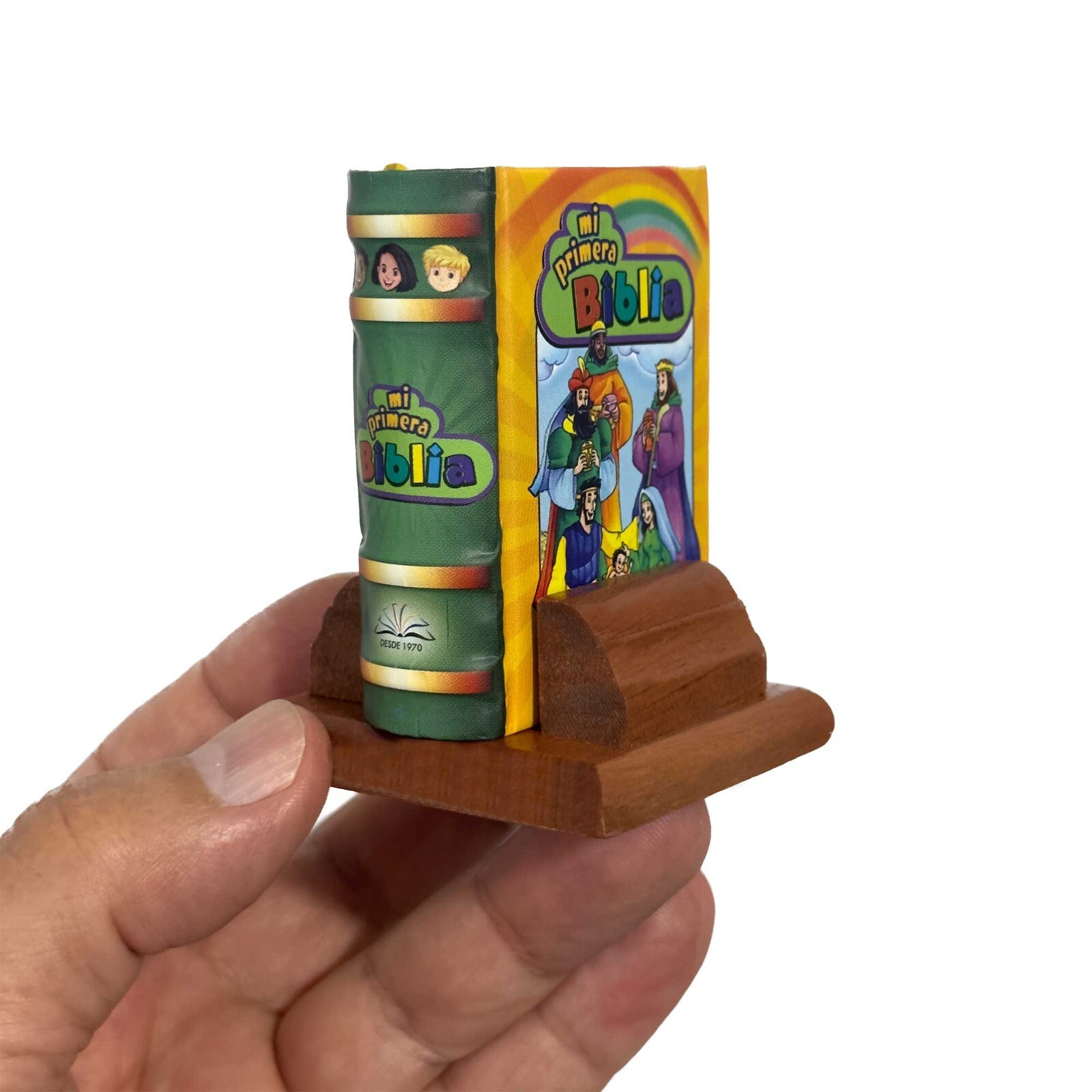 new miniature book “Mi Primera Biblia” in Spanish 430 pages with illustrations