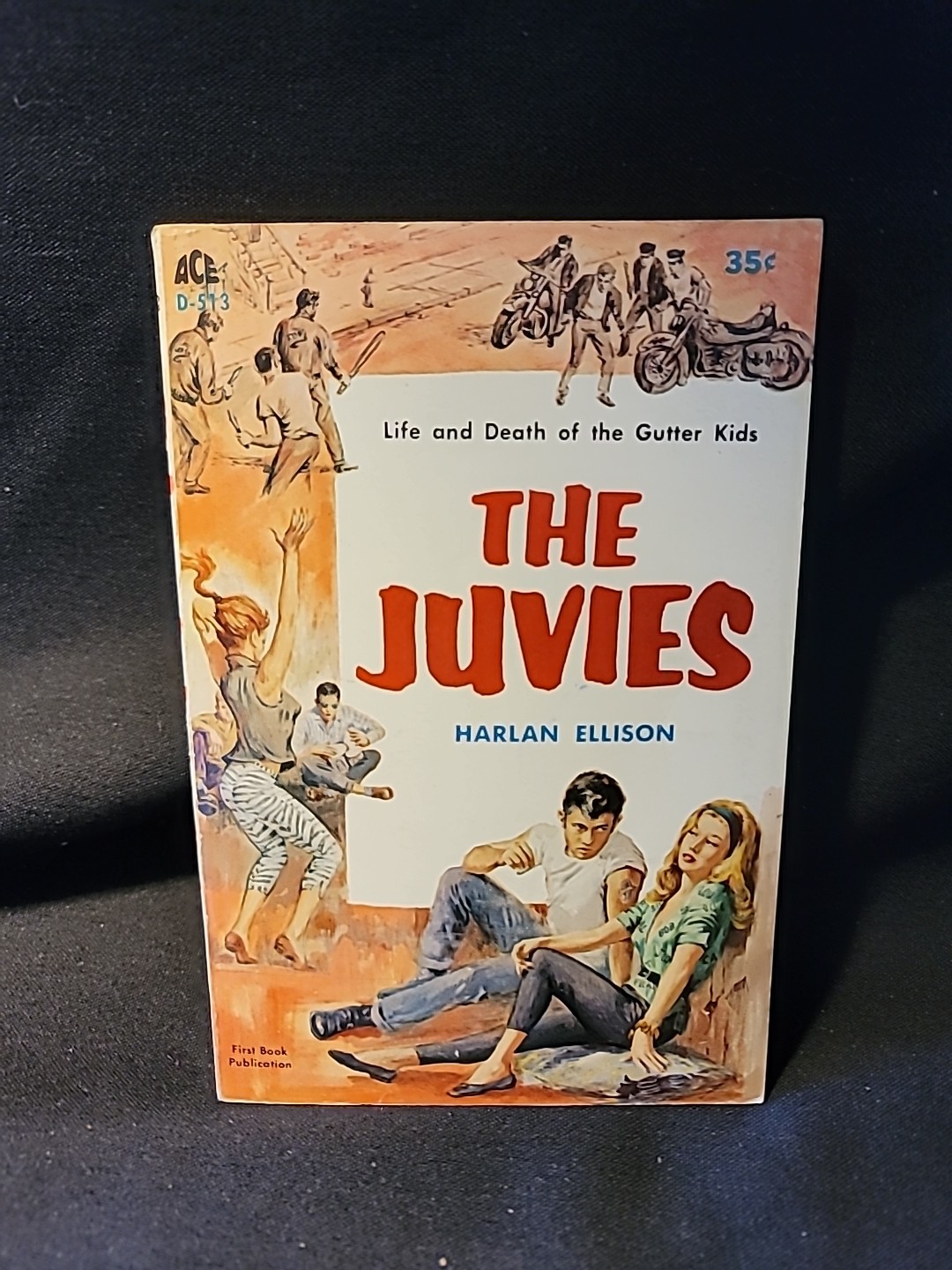 The Juvies Harlan Ellison 1st Edition 1st Print 1961 SIGNED D-513 Ace Books Rare