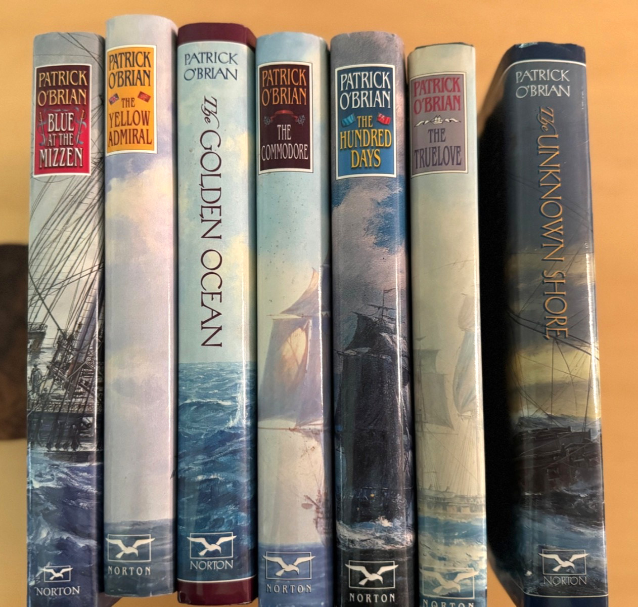 Patrick O’Brian Books Lot of 7 Hardbacks with Dust Jackets