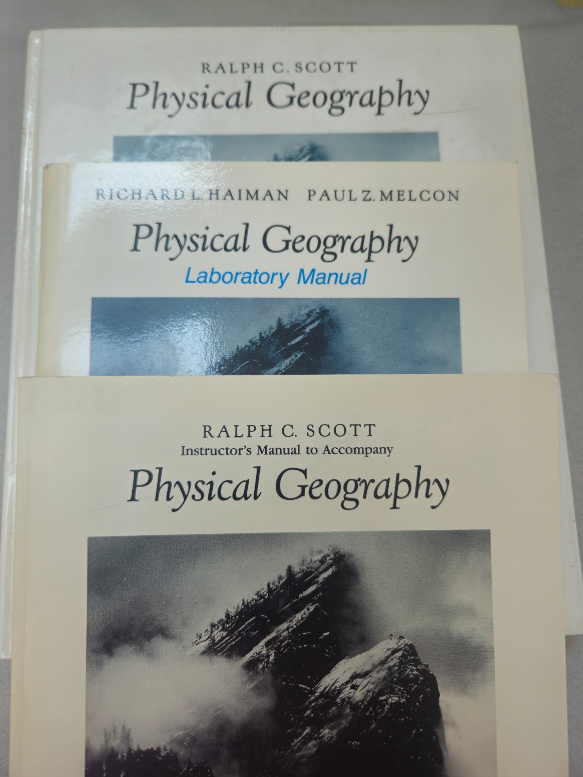 Physical Geography Ralph C Scott 1989 Hardcover Instructor & Lab Manuals